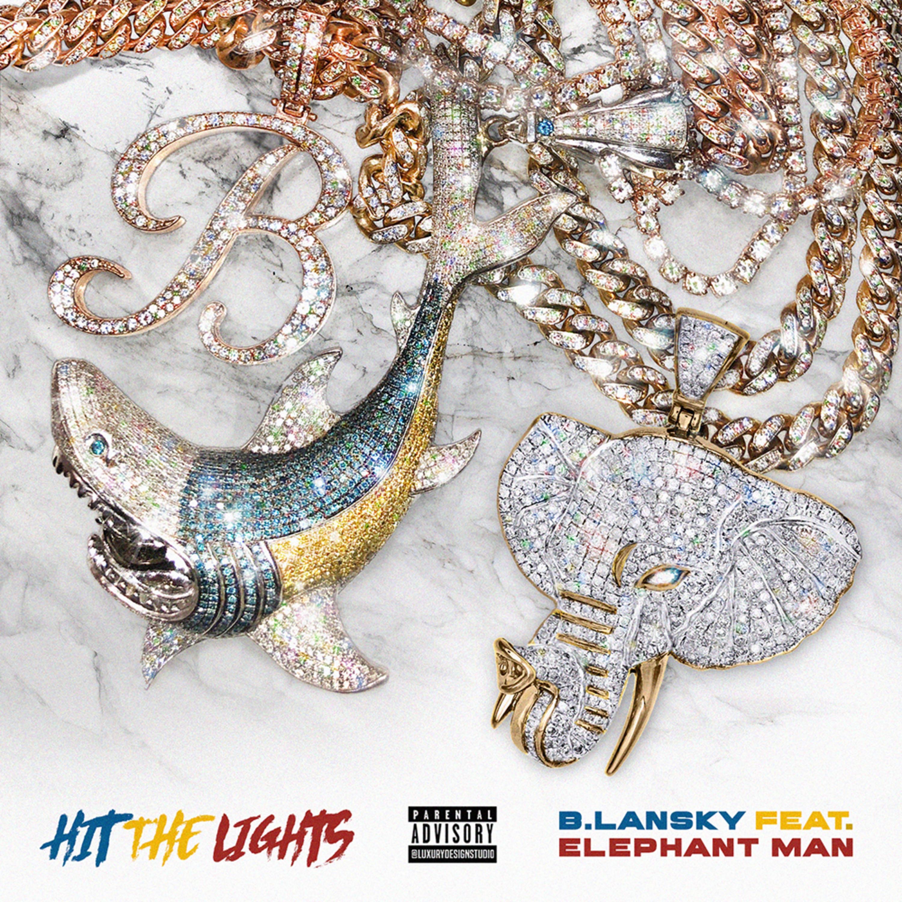 Hit the Lights (feat. Elephant Man) - Single album cover