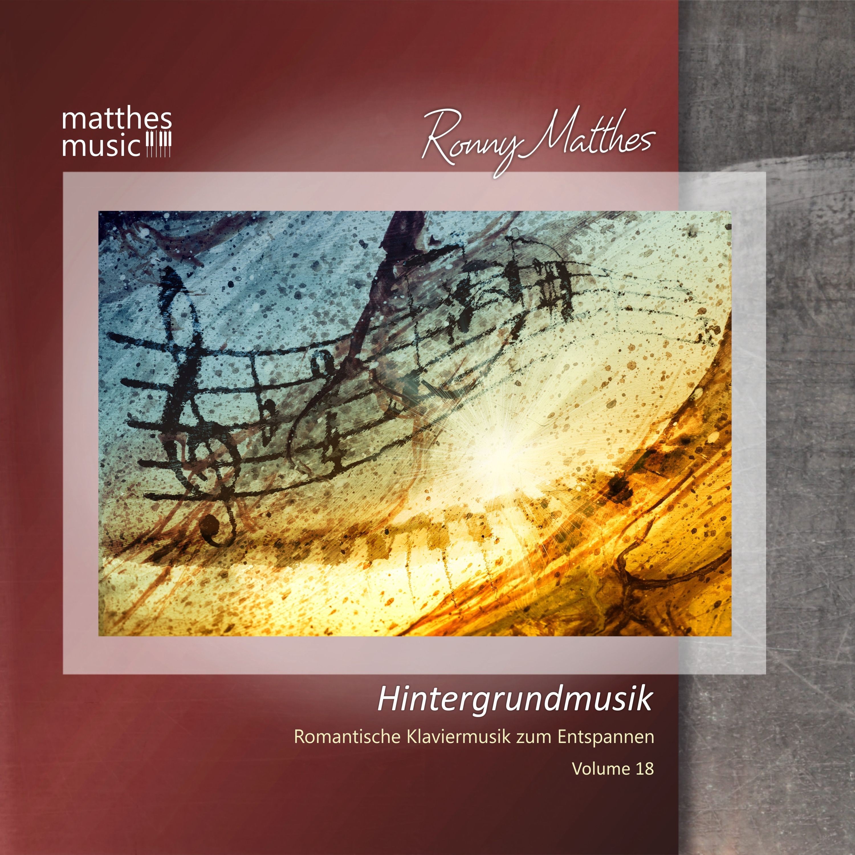 Hintergrundmusik, Vol. 18 - Romantische Klaviermusik zum Entspannen album cover