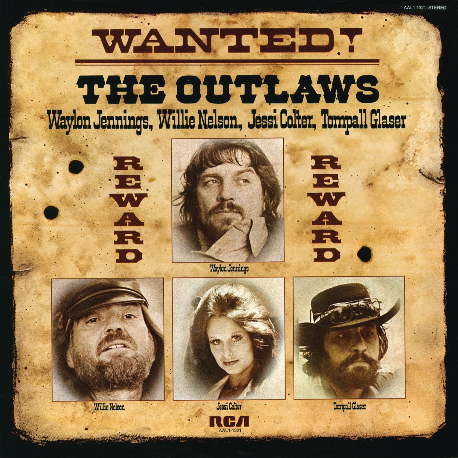 Wanted! The Outlaws album cover