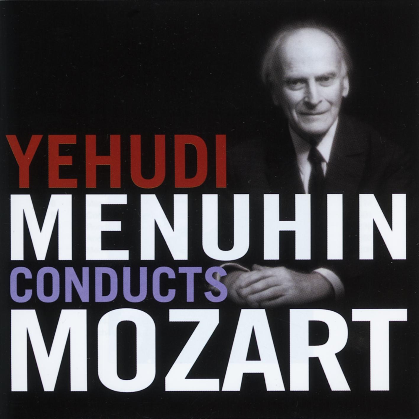 Yehudi Menuhin conducts Mozart album cover