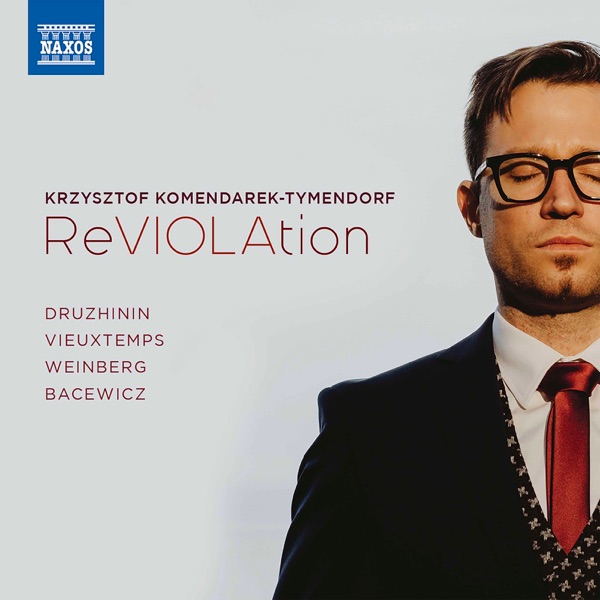 Druzhinin, Vieuxtemps, Weinberg, & Bacewicz: Viola Works album cover