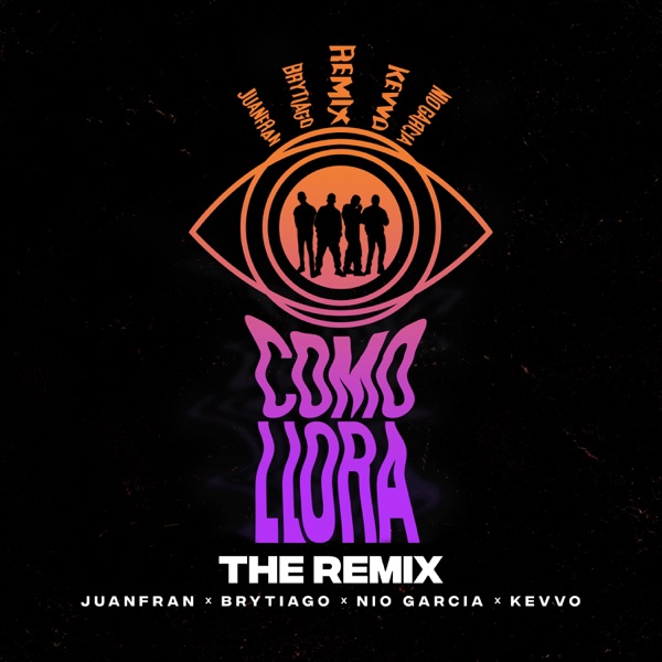 Como Llora (The Remix) [feat. KEVVO] - Single album cover