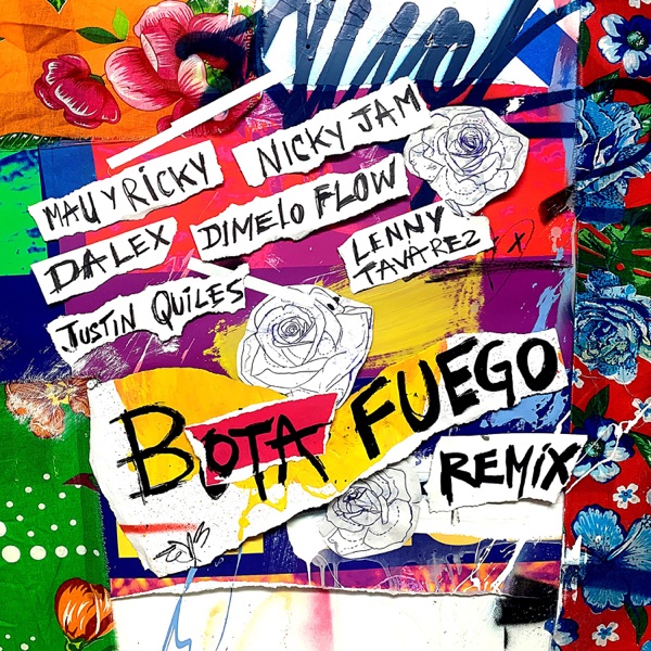 BOTA FUEGO (feat. Dímelo Flow, Justin Quiles & Lenny Tavárez) [Remix] - Single album cover