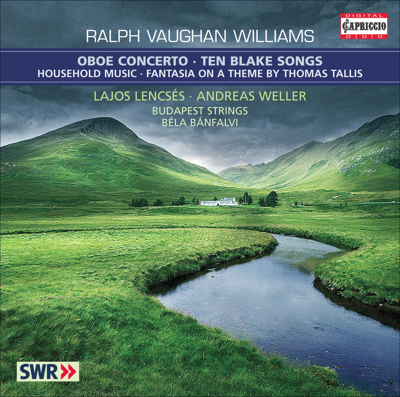 Vaughan Williams, R.: 10 Blake Songs - Oboe Concerto In a Minor - Household Music - Fantasia On a Th album cover