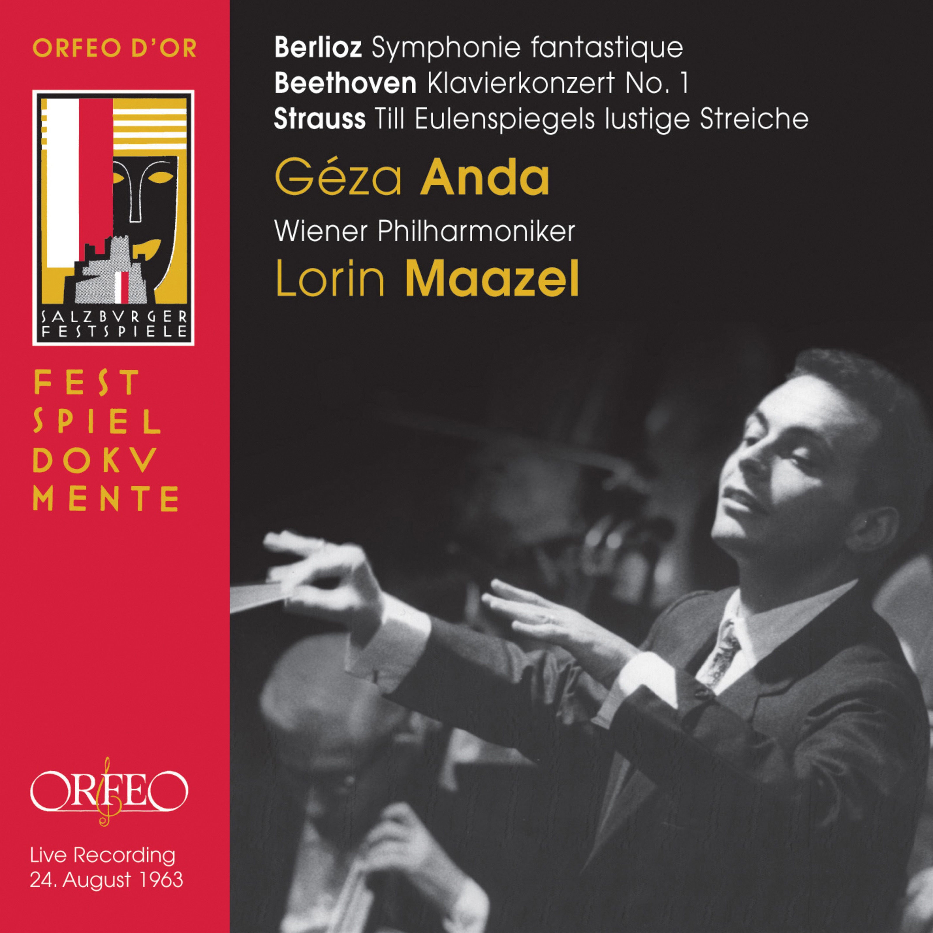 Berlioz: Symphonie fantastique - Beethoven: Piano Concerto No. 1 - R. Strauss: Till Eulenspiegels lu album cover