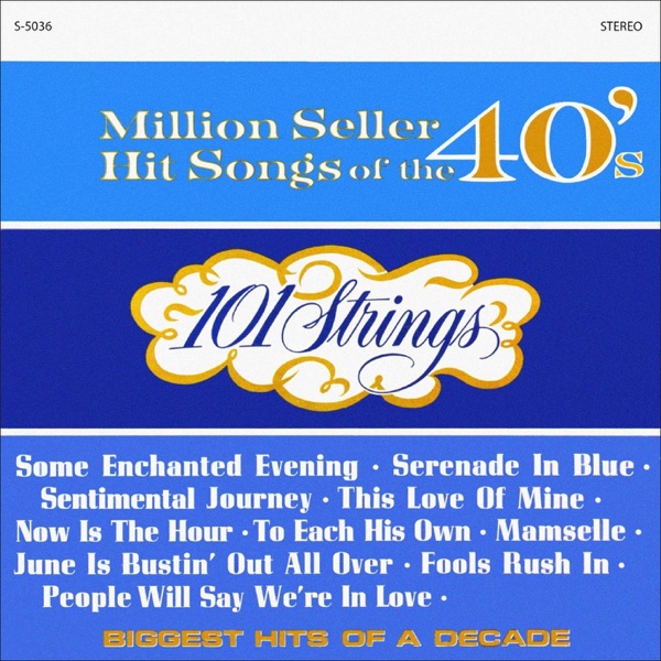 Million Seller Hit Songs of the 40s (Remastered from the Original Master Tapes) album cover