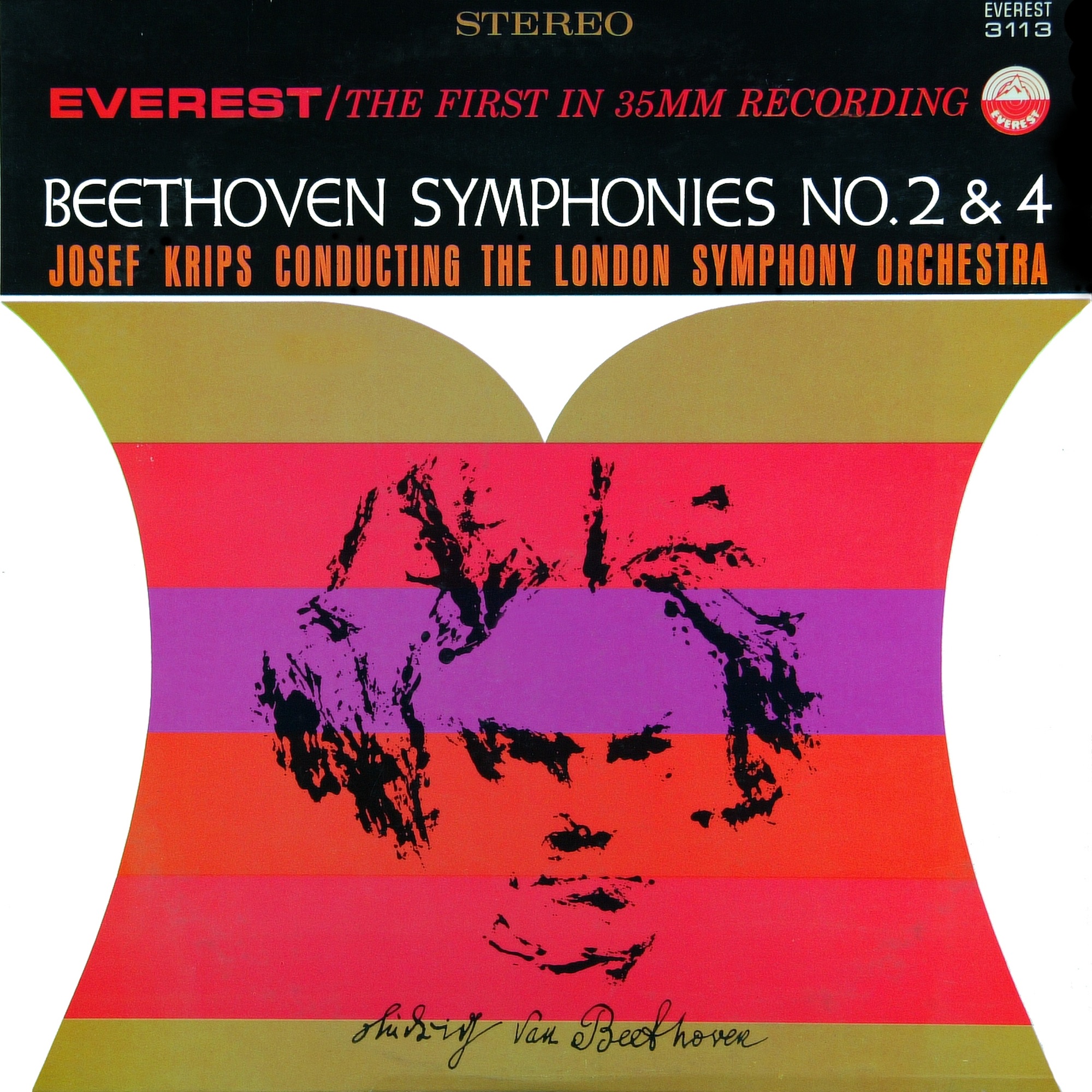Beethoven: Symphonies No. 2 & 4 (Transferred from the Original Everest Records Master Tapes) album cover