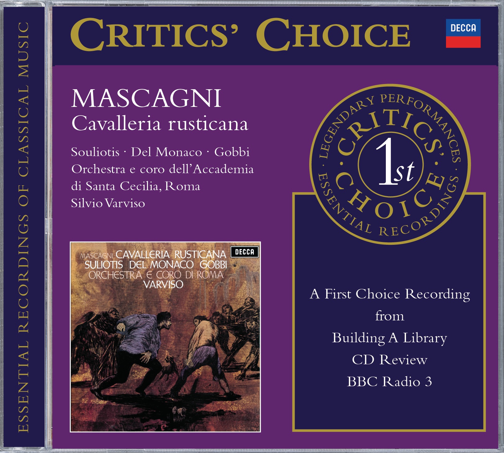 Mascagni: Cavalleria Rusticana album cover