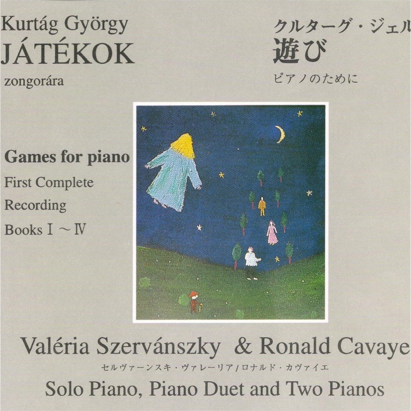 Kurtág: Játékok (Games) for Piano - First Complete Recording Books 1-4 album cover