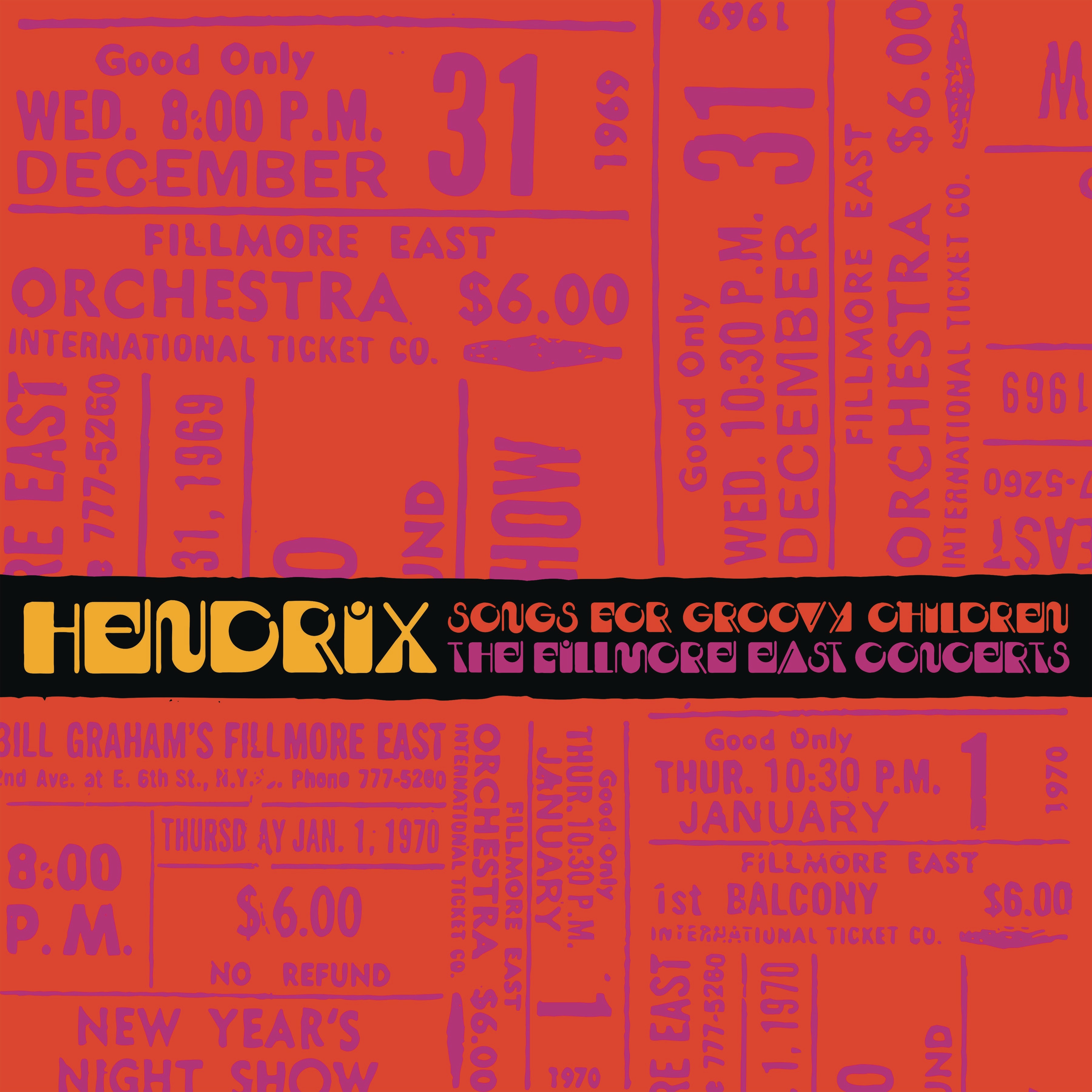Songs For Groovy Children: The Fillmore East Concerts (Live) album cover