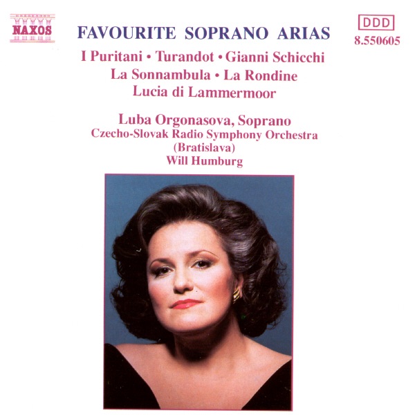 Favourite Soprano Arias - Luba Orgonasova album cover