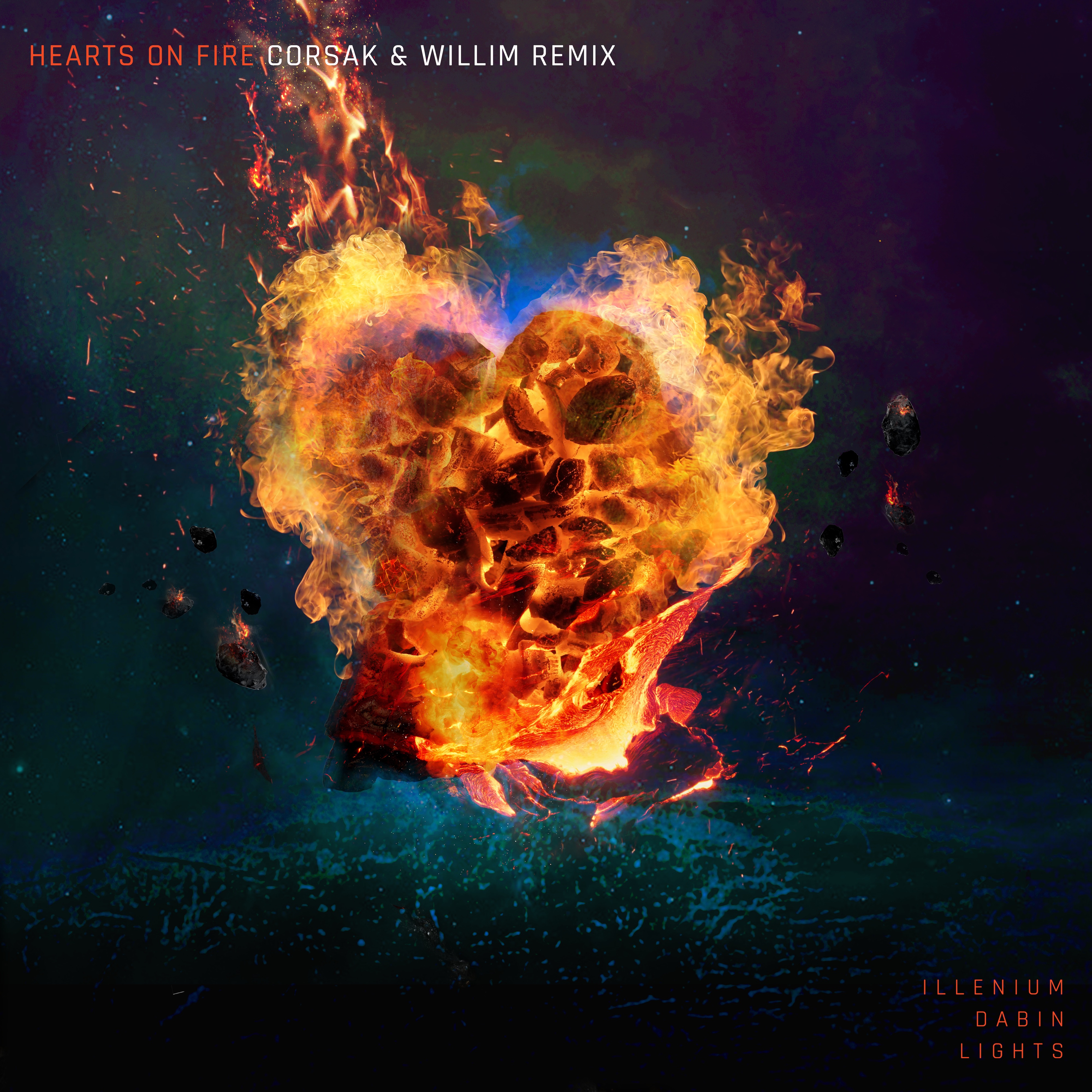Hearts on Fire (CORSAK & Willim Remix) - Single album cover