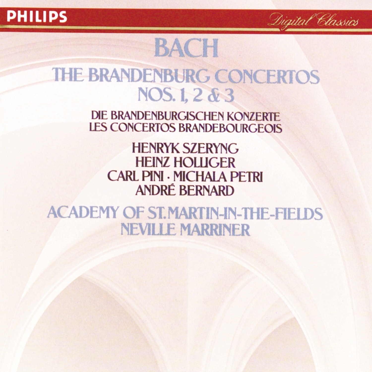 Bach, J.S. : Brandenburg Concertos Nos. 1,2 & 3 album cover