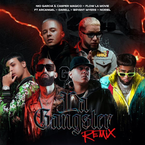 La Gangster (Remix) [feat. Darell, Arcángel, Noriel & Bryant Myers] - Single album cover