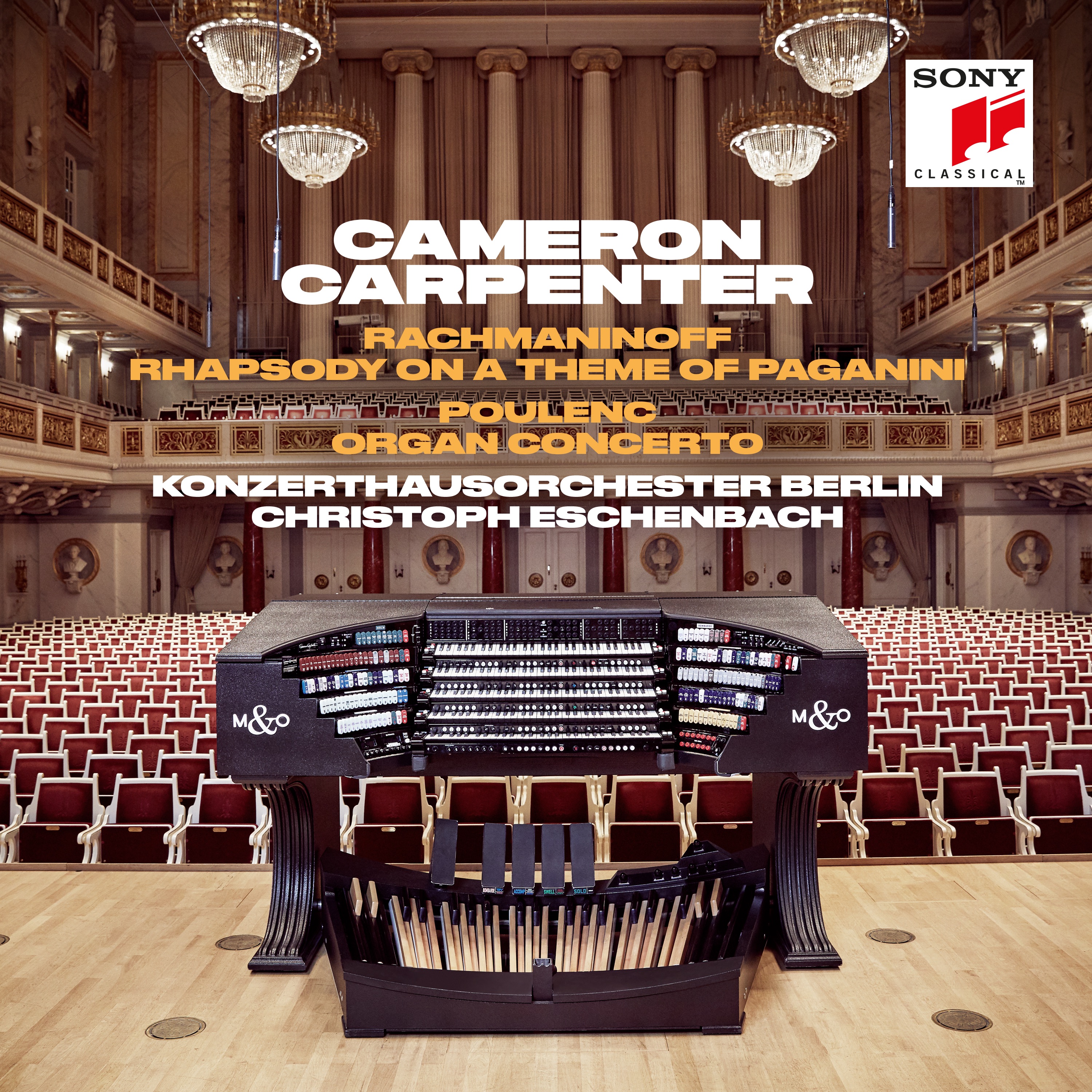 Rachmaninoff: Rhapsody on a Theme of Paganini &  Poulenc: Organ Concerto album cover