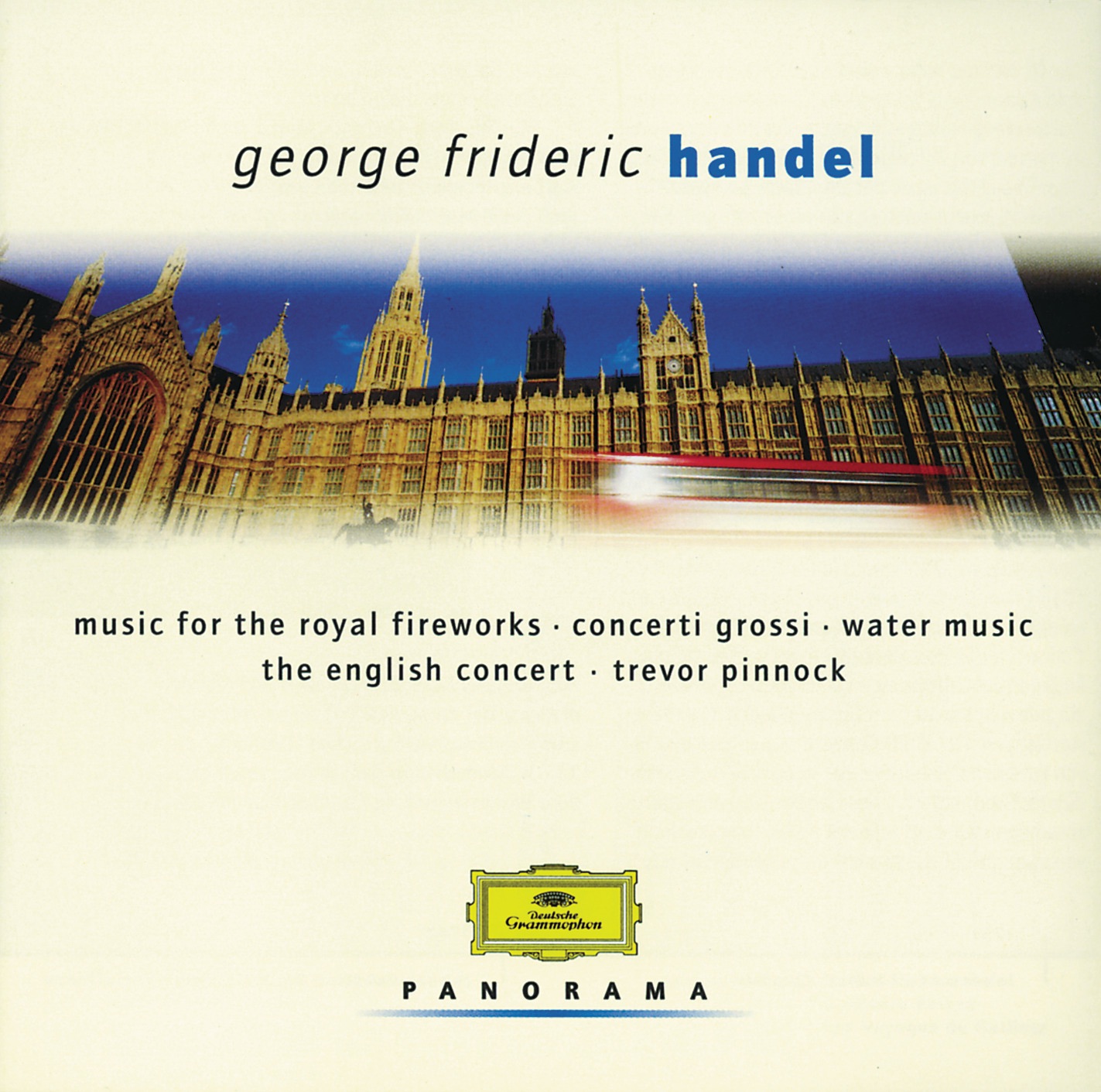Handel: Water Music, Concerti grossi album cover