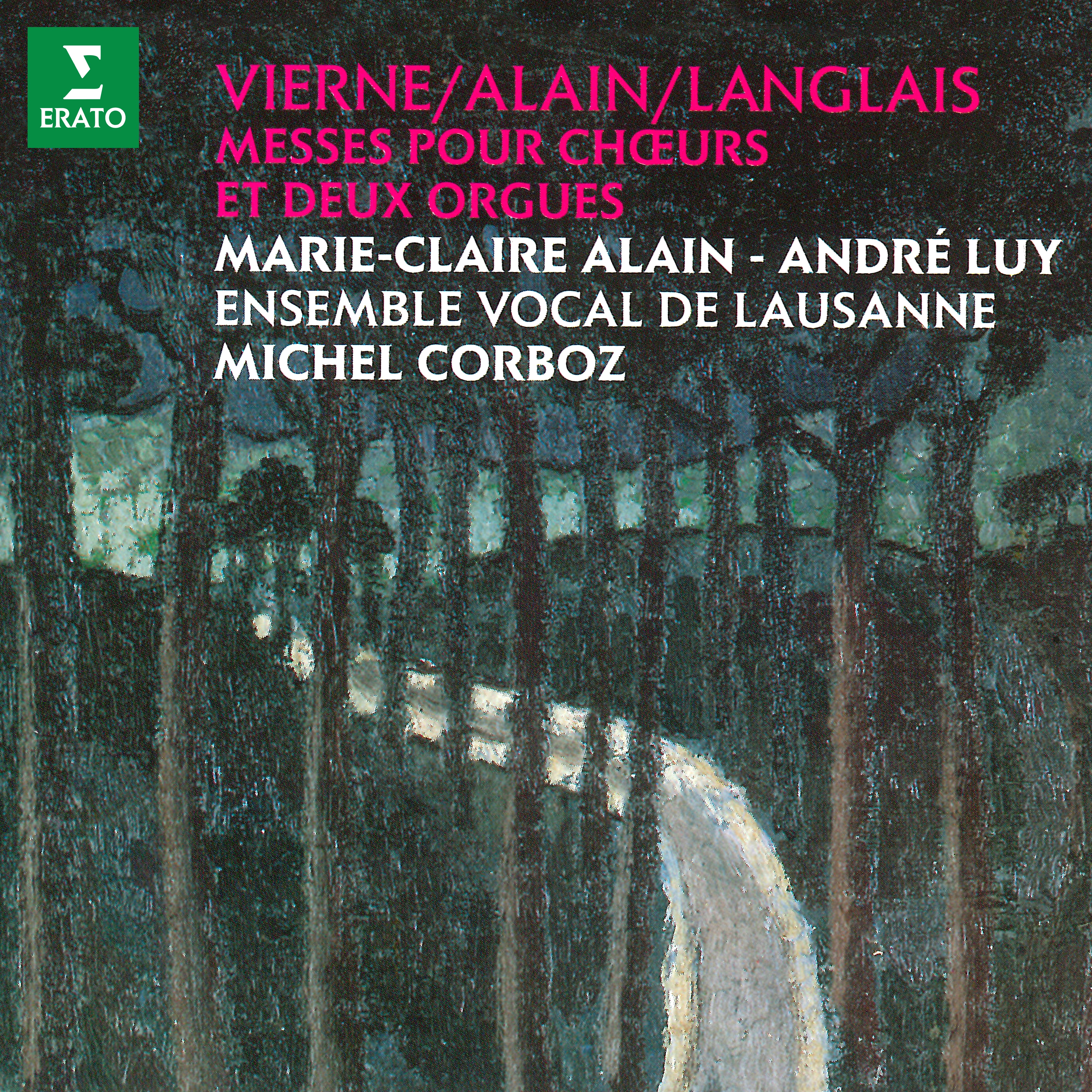 Vierne, Alain & Langlais: Messes pour chœurs et deux orgues album cover