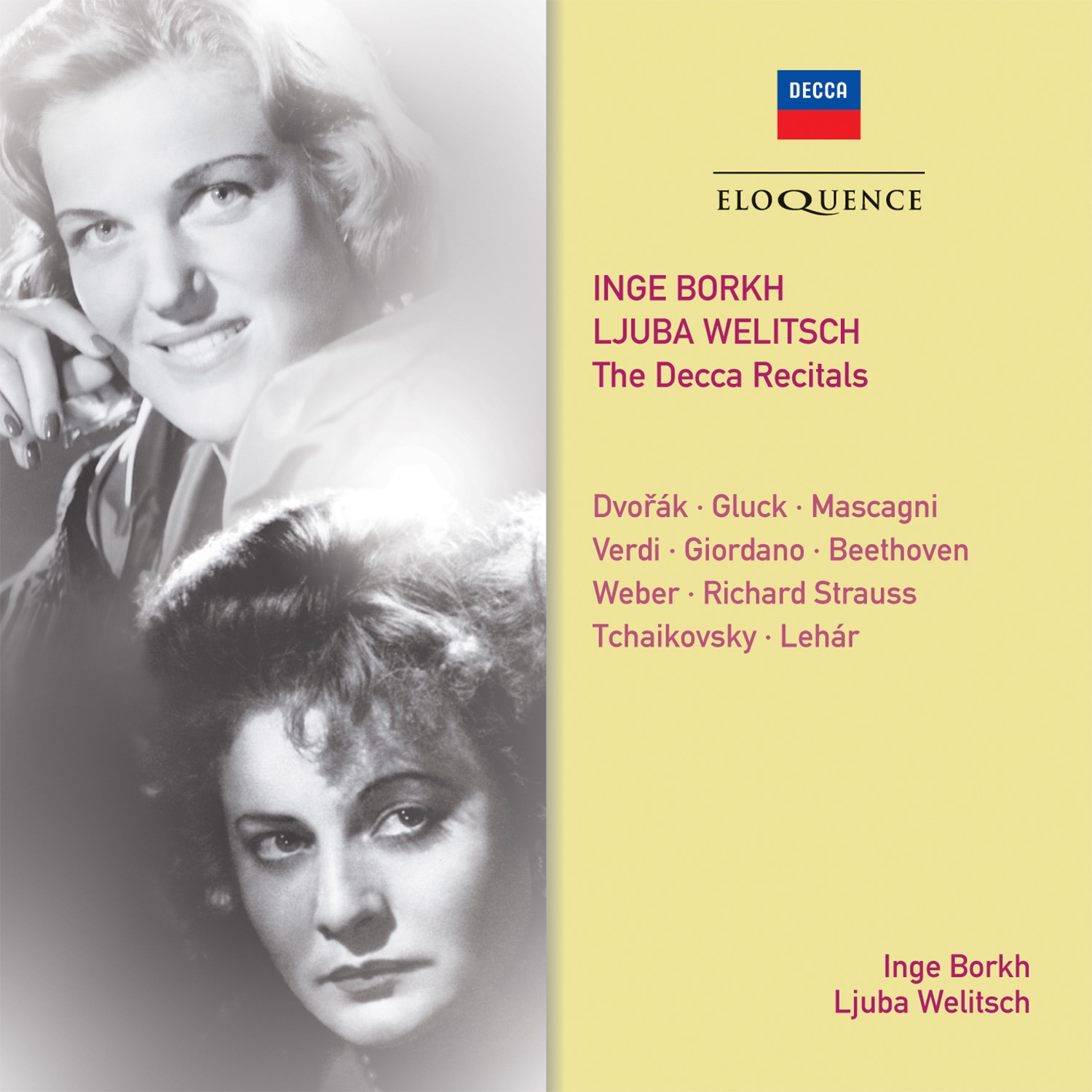 Inge Borkh & Ljuba Welitsch: The Decca Recitals album cover