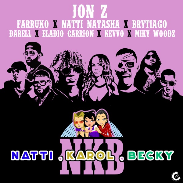 Natti, Karol, Becky (feat. KEVVO, Brytiago, Darell, Eladio Carrión & Miky Woodz) [Remix] - Single album cover