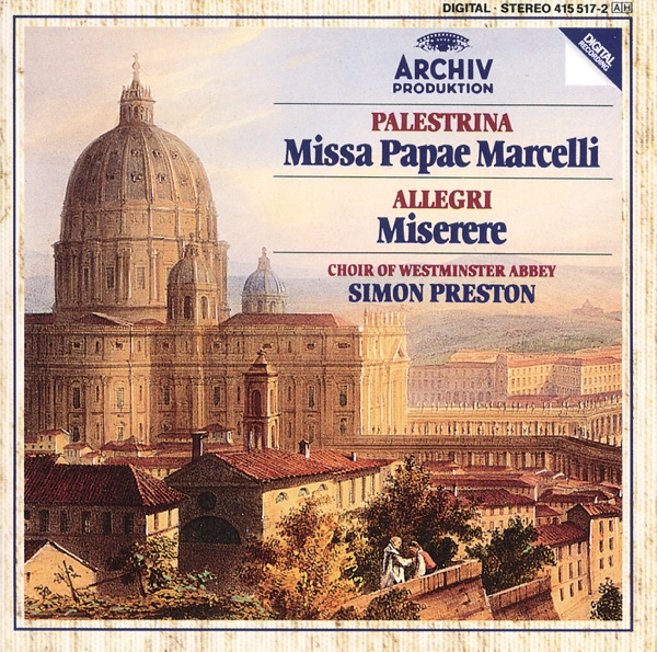 Palestrina: Missa Papae Marcelli & Allegri: Miserere album cover
