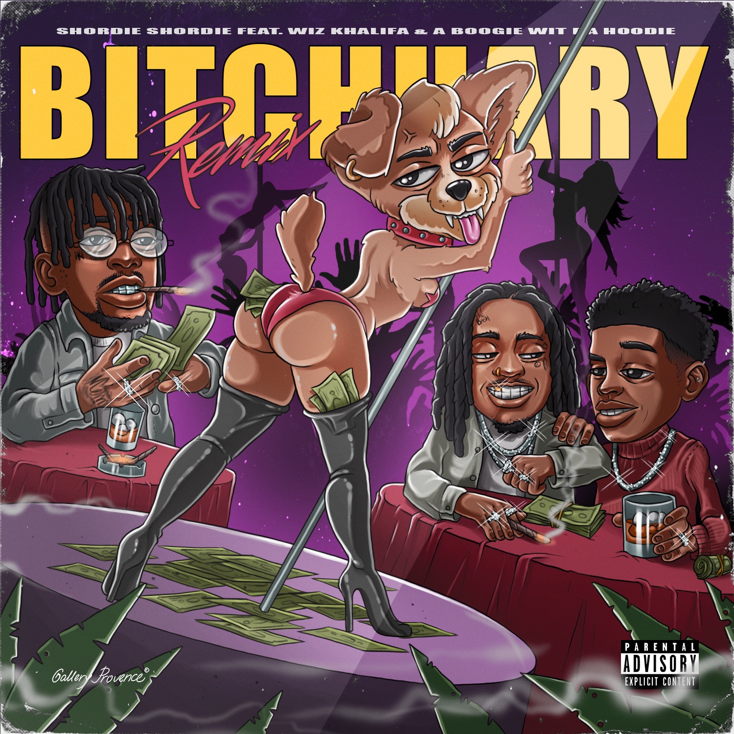 Bitchuary (Remix) [feat. Wiz Khalifa & A Boogie wit da Hoodie] - Single album cover