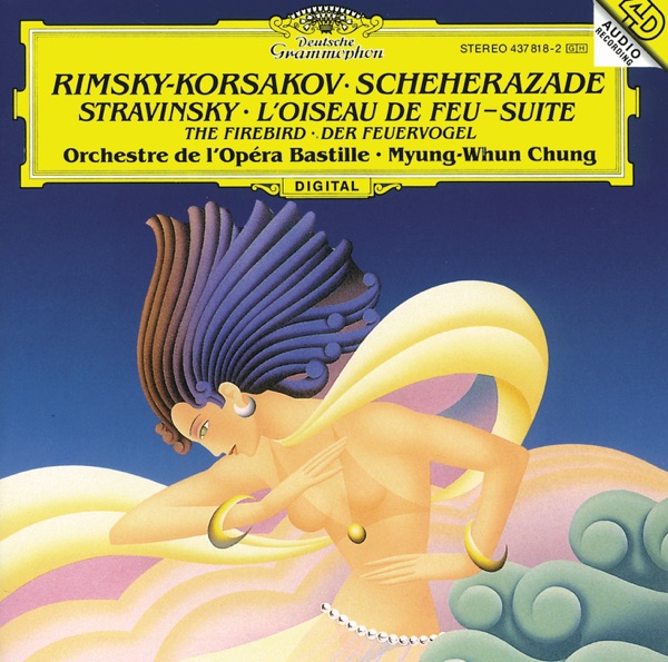 Rimsky-Korsakov: Scheherazade - Stravinsky: The Firebird Suite album cover