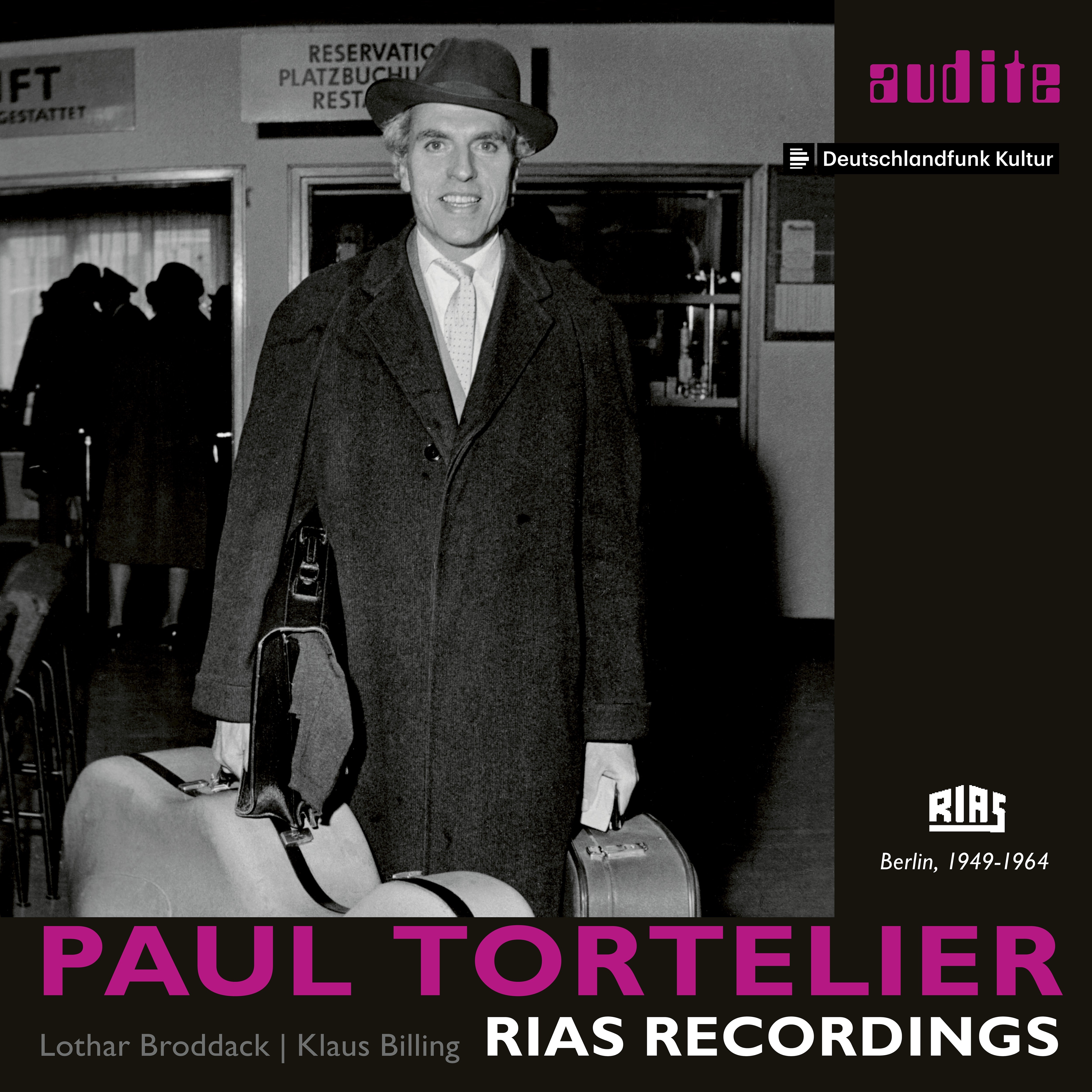 Paul Tortelier: RIAS Recordings (Cello Works by Beethoven, Mendelssohn, Brahms, Bach, Fauré, Paganin album cover