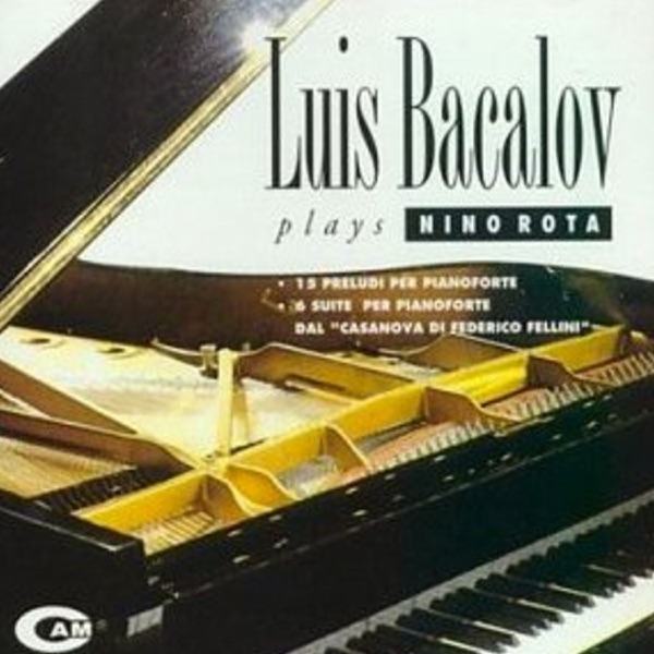 Luis Bacalov plays Nino Rota album cover