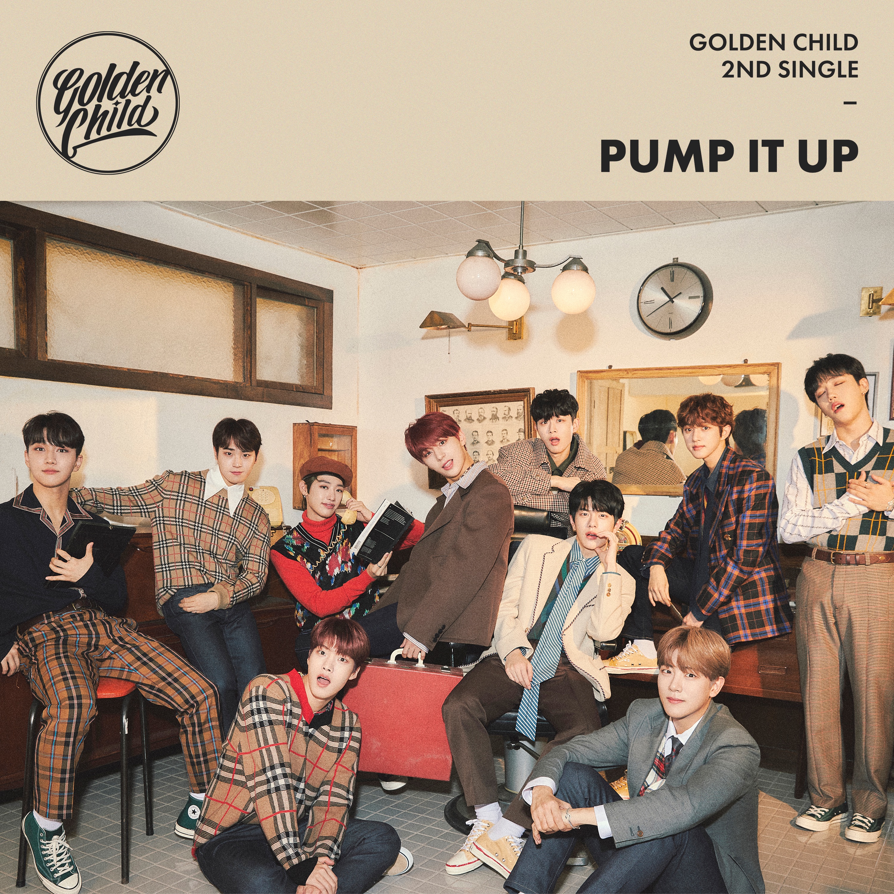 Golden Child 2nd Single Album [Pump It Up] - Single album cover