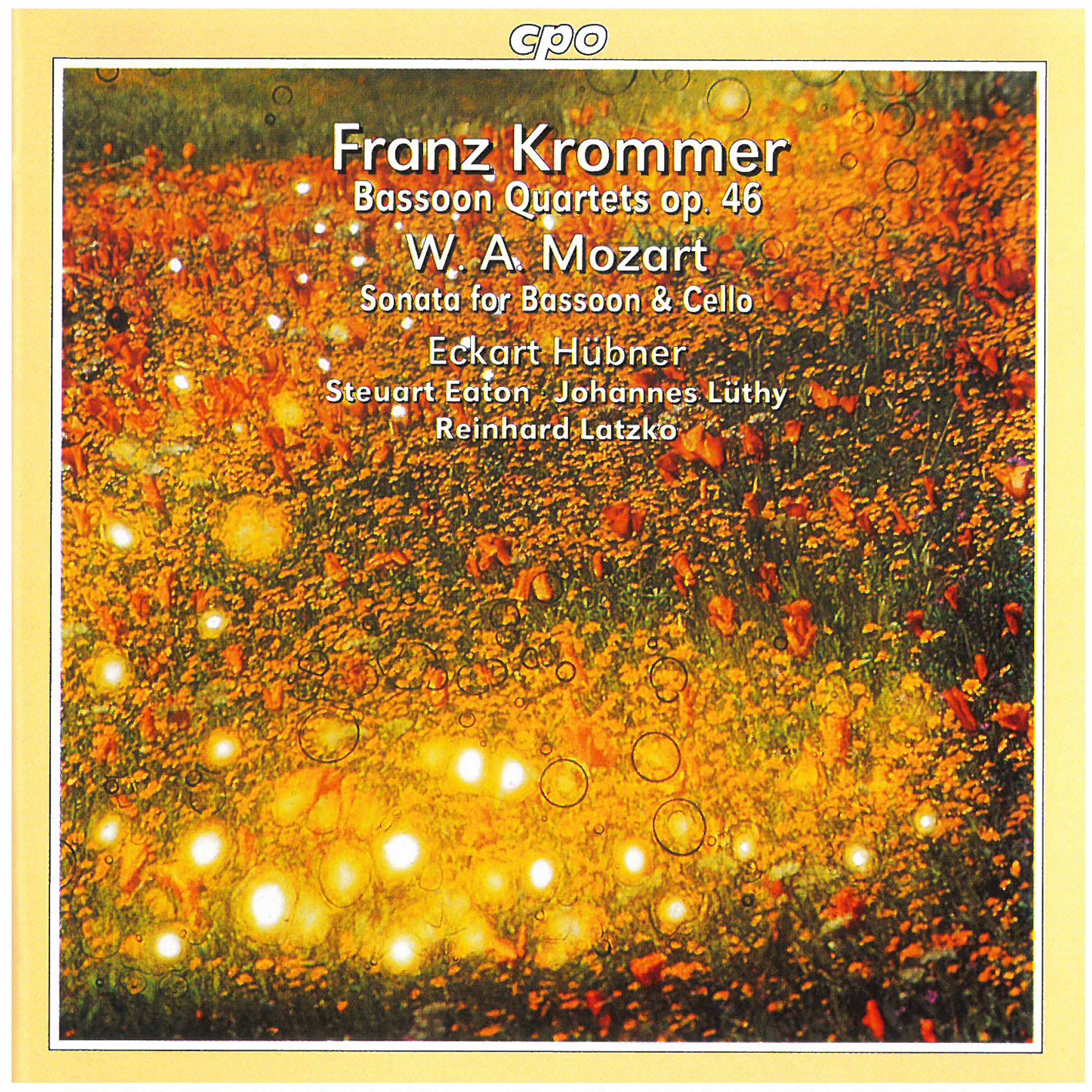 Krommer: Bassoon Quartets - Mozart: Sonata for Bassoon & Cello album cover