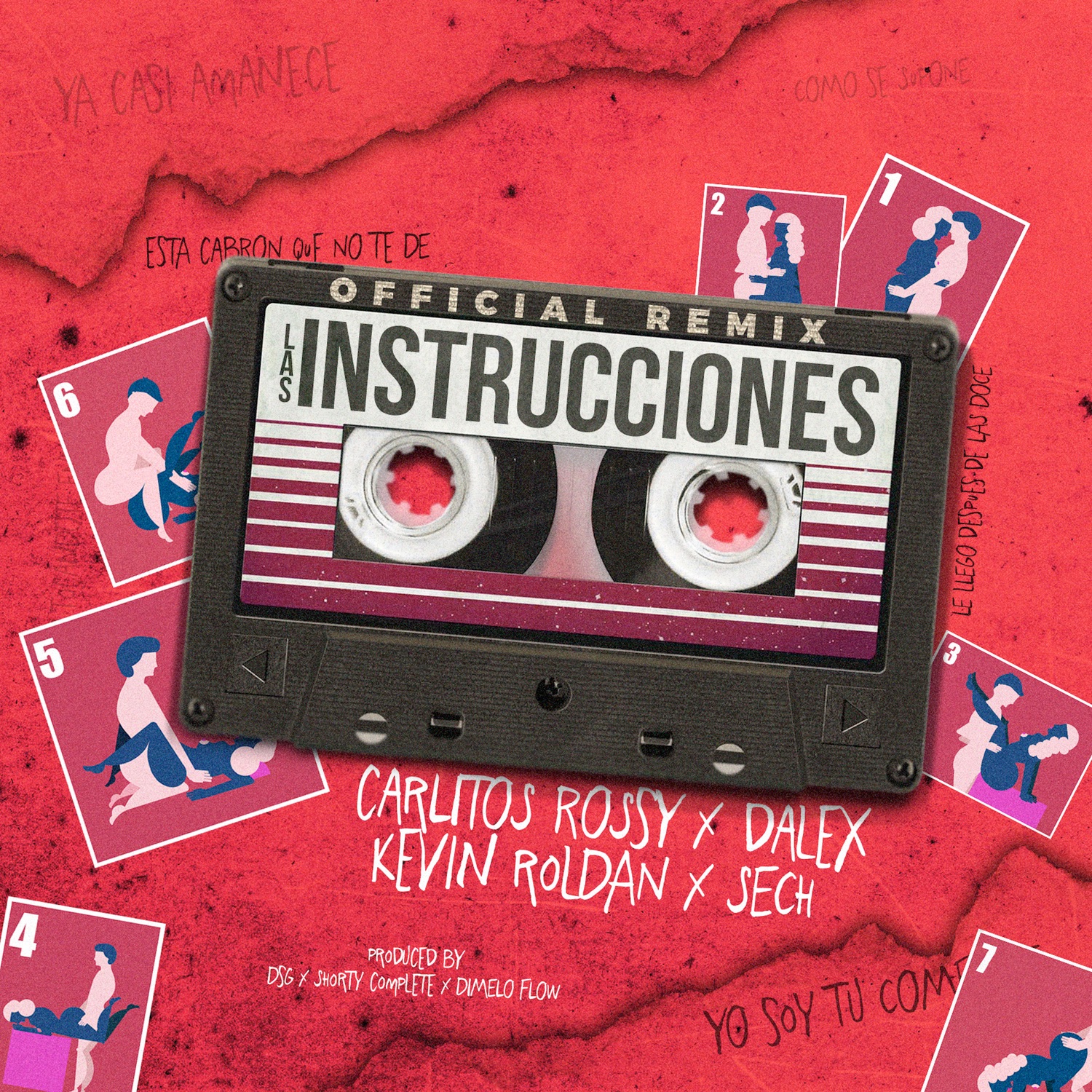Las Instrucciones (Remix) [feat. Dalex, Kevin Roldan & Sech] - Single album cover