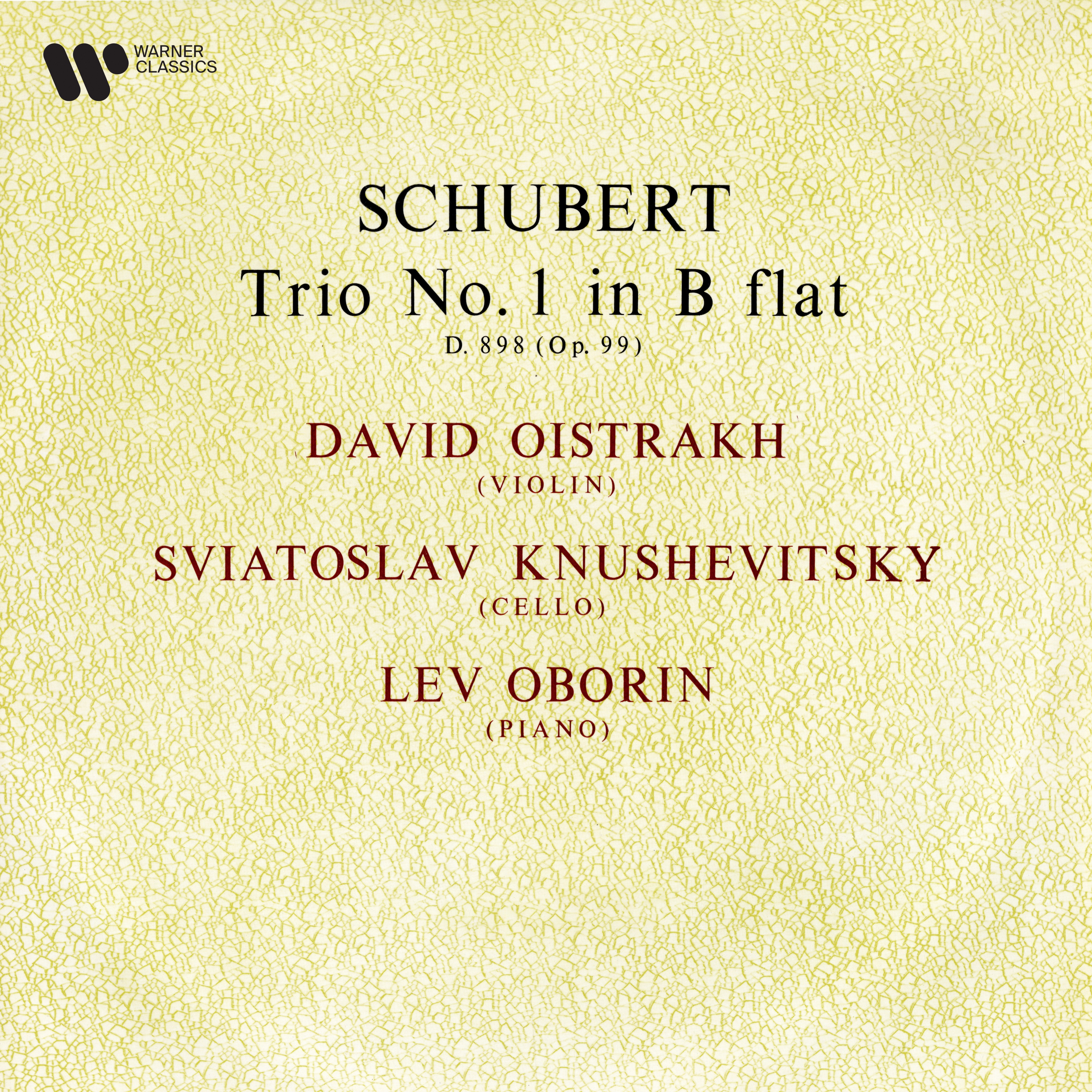 Schubert: Piano Trio No. 1, Op. 99, D. 898 album cover