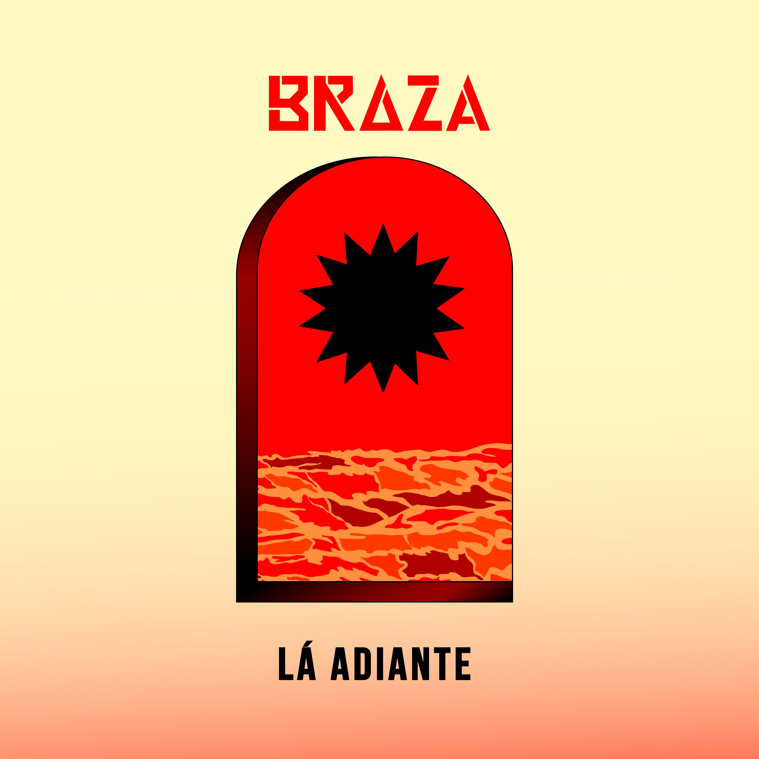 Lá Adiante - Single album cover