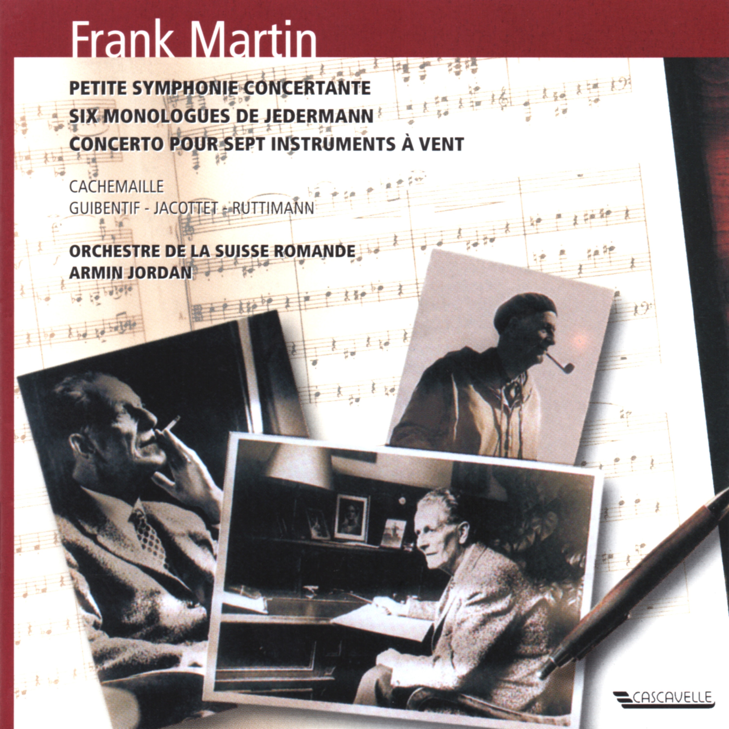 Frank Martin: Petite symphonie Concertante - Six Monologues from Everyman - Concerto pour sept instr album cover