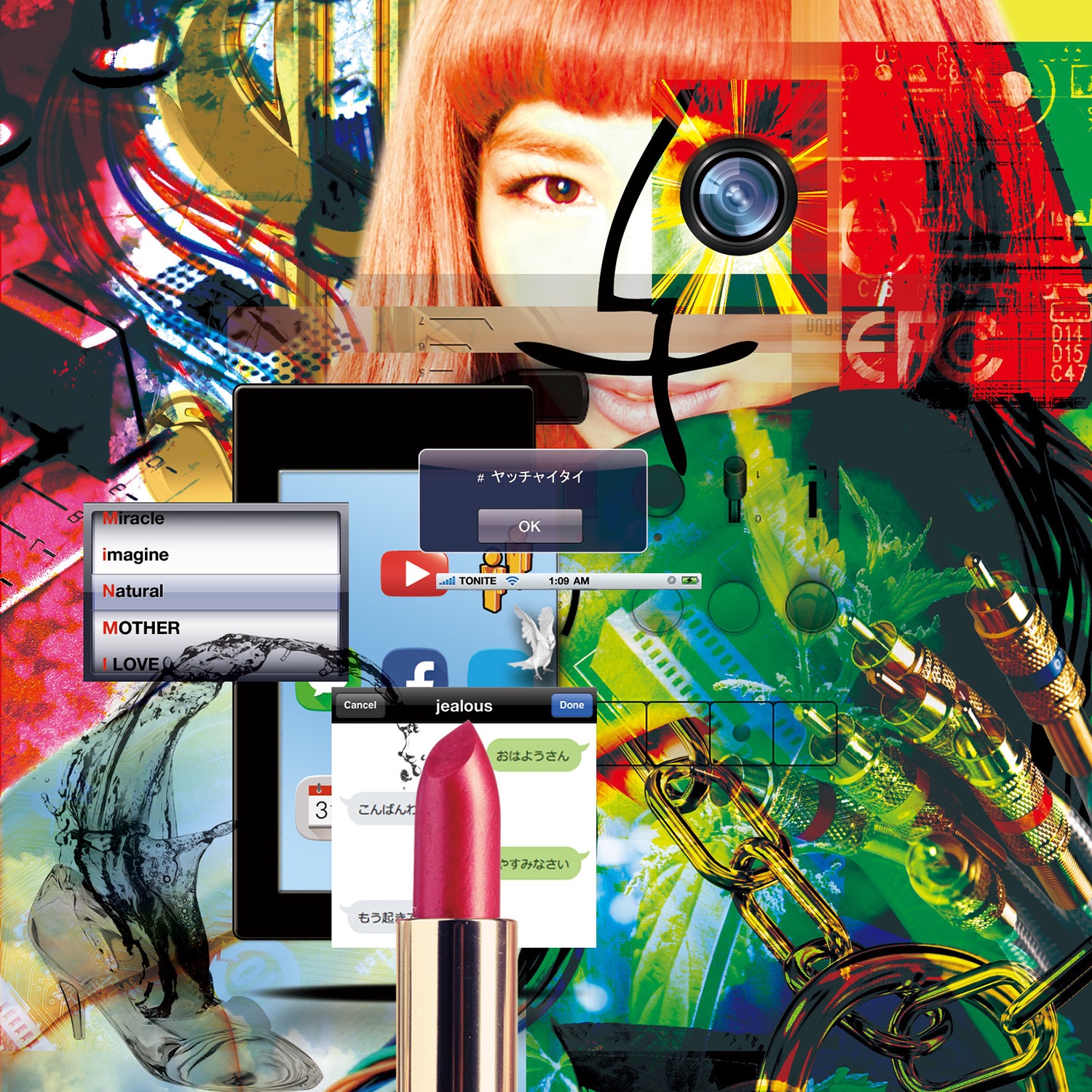 New MINMI Friends -" Bad " "MINMI " Toiunetao Rapper Track Maker Ga Douryouri Shitanoka- album cover