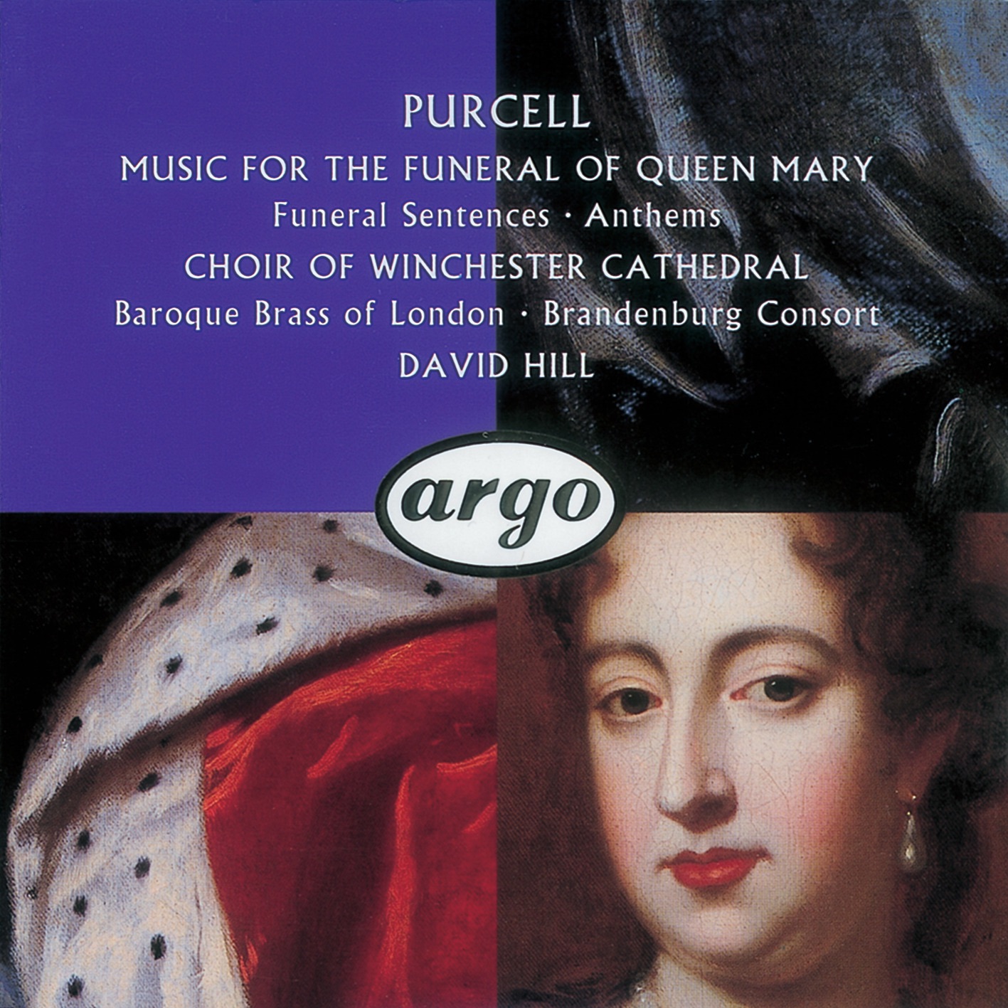 Purcell: Funeral Sentences for the death of Queen Mary album cover