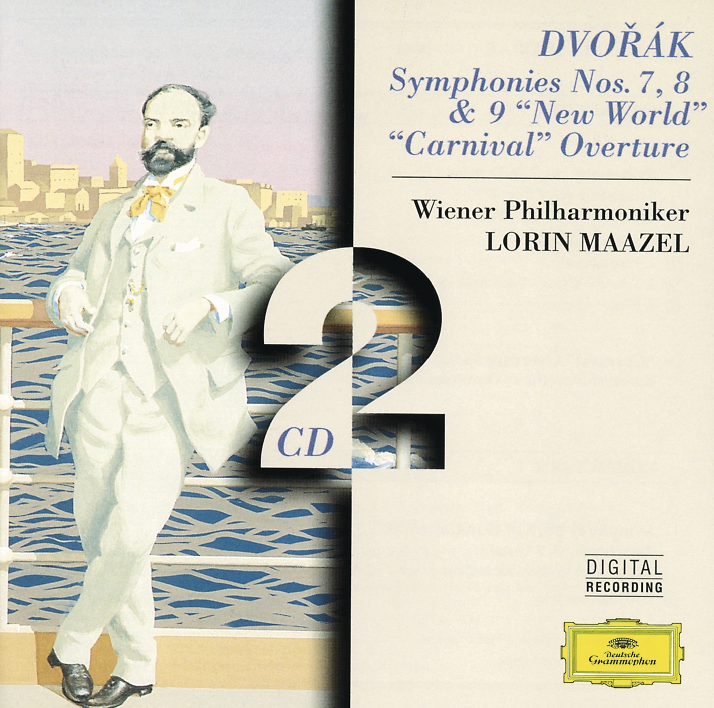 Dvořák: Symphonies Nos. 7, 8 & 9 "New World" - "Carnival" Overture album cover