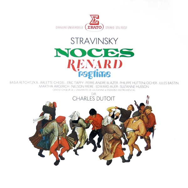 Stravinsky: Noces, Renard & Ragtime album cover