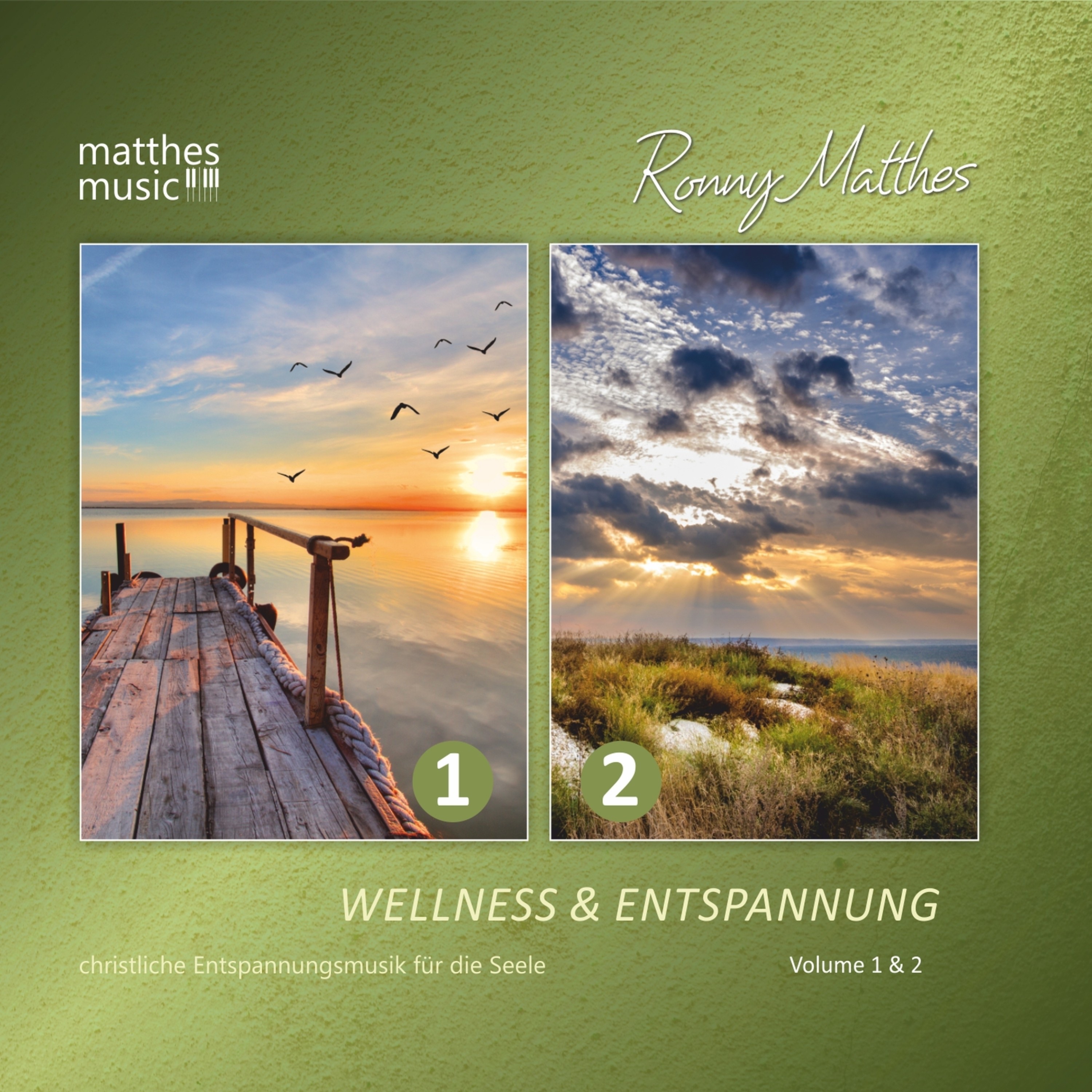 Wellness & Entspannung, Vol. 1 & 2 - Christliche Entspannungsmusik für die Seele album cover
