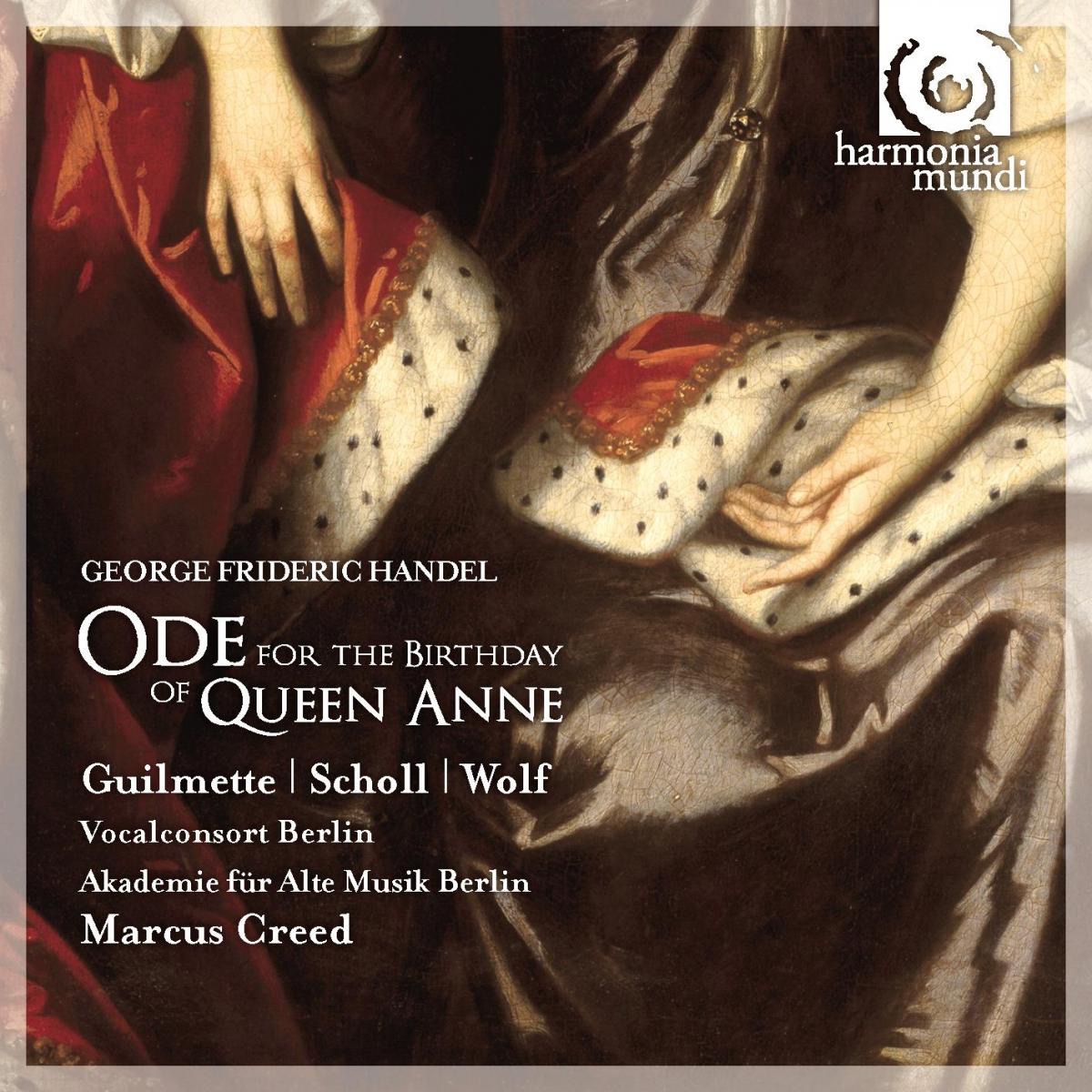 Handel: Ode for the Birthday of Queen Anne (Dixit Dominus) album cover