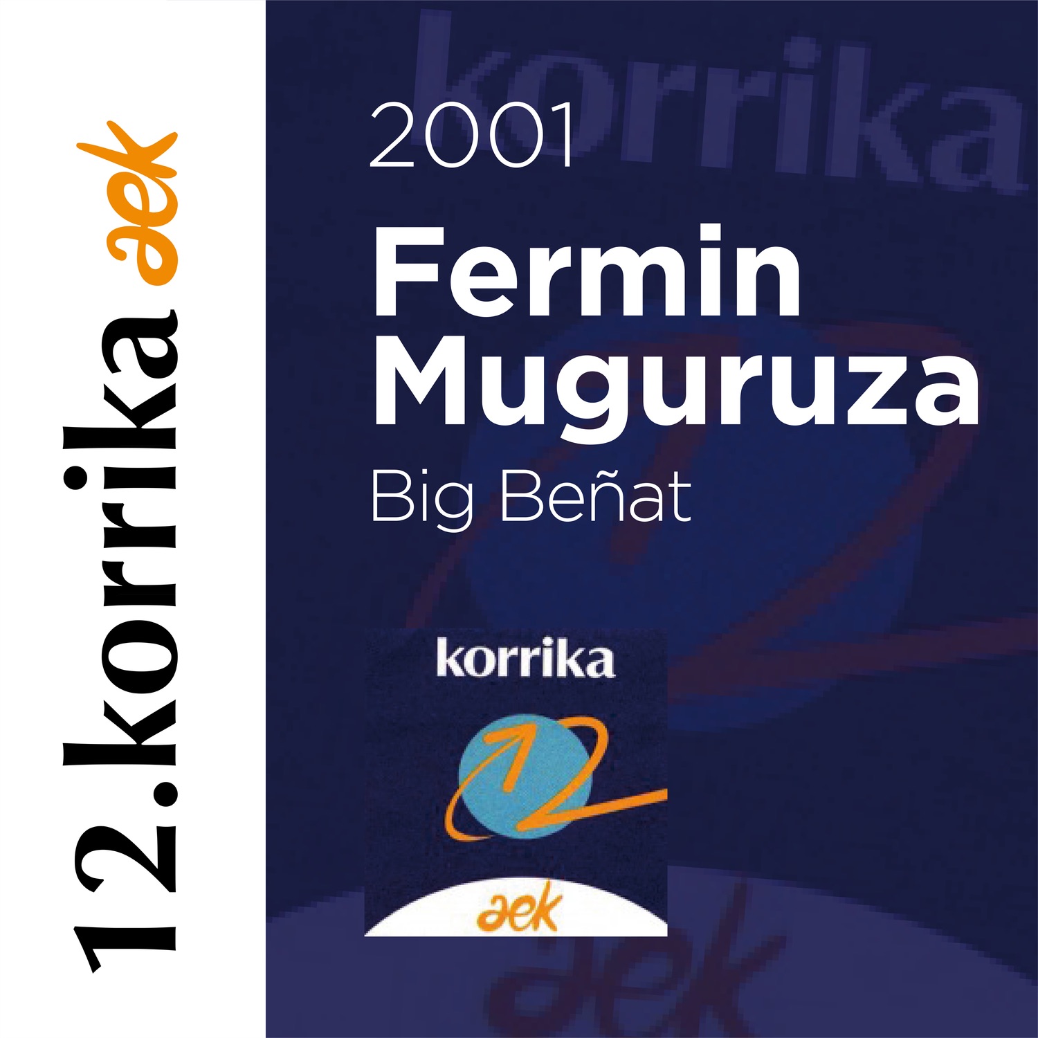 12. Korrika (2001). Big Beñat - Single album cover