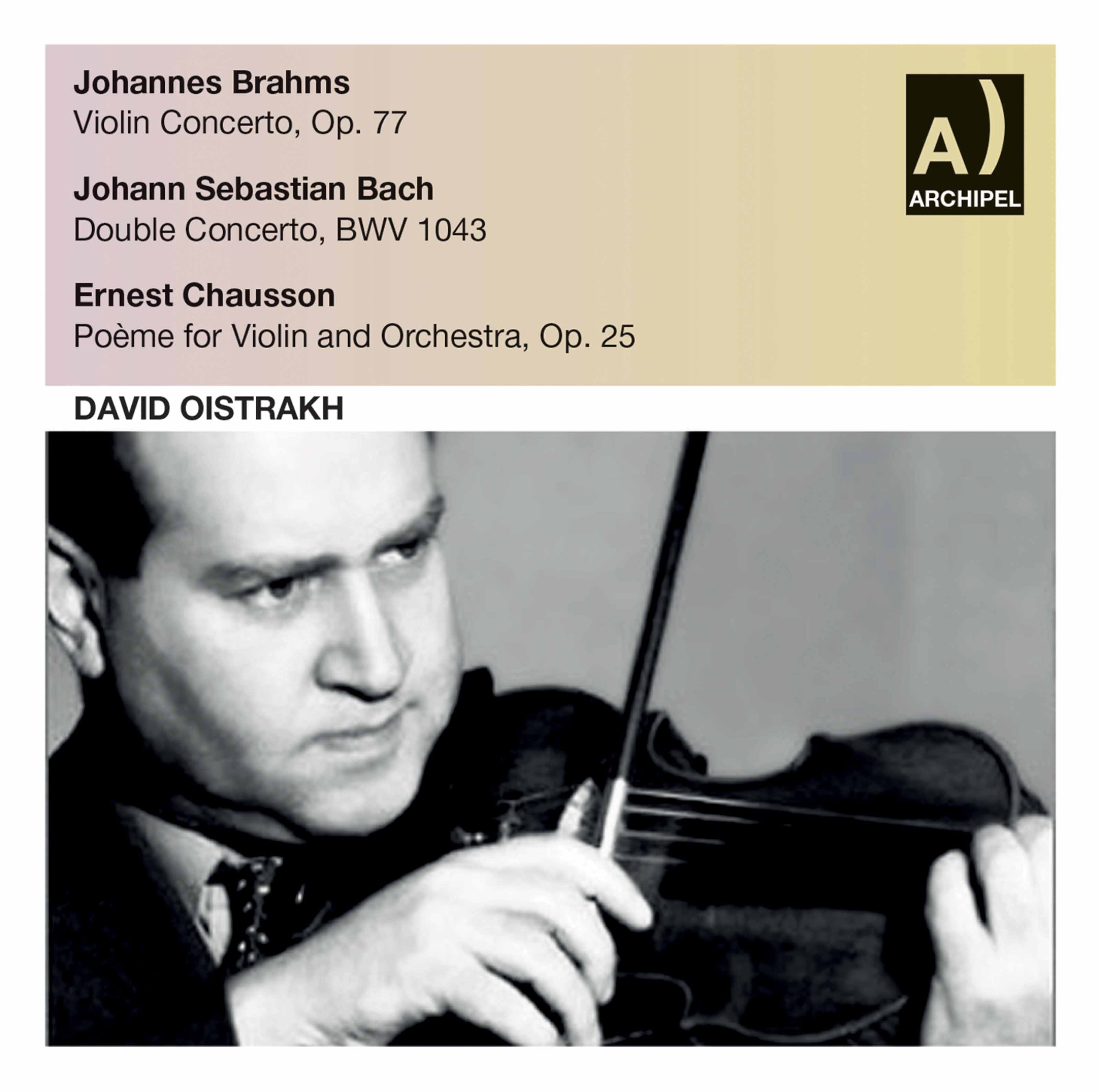 Brahms, J.S. Bach & Chausson: Violin Concertos (Live) album cover