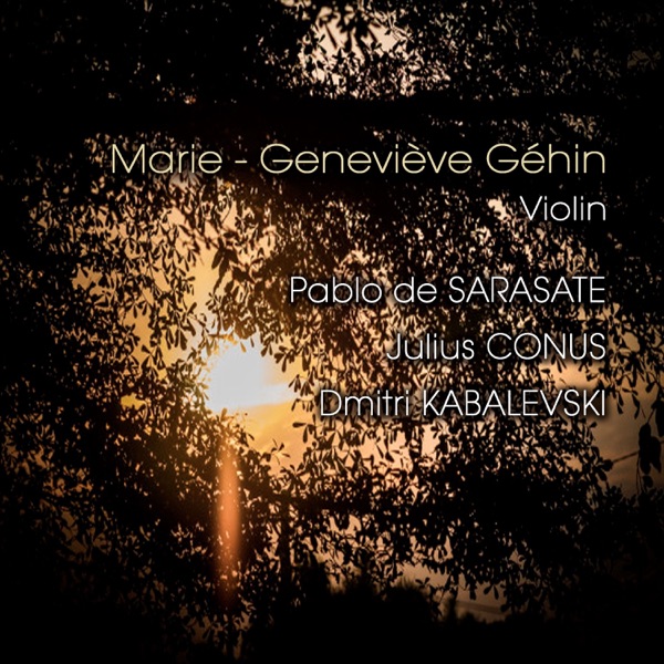 Pablo De Sarasate, Julius Conus, Dmitri Kabalevski album cover