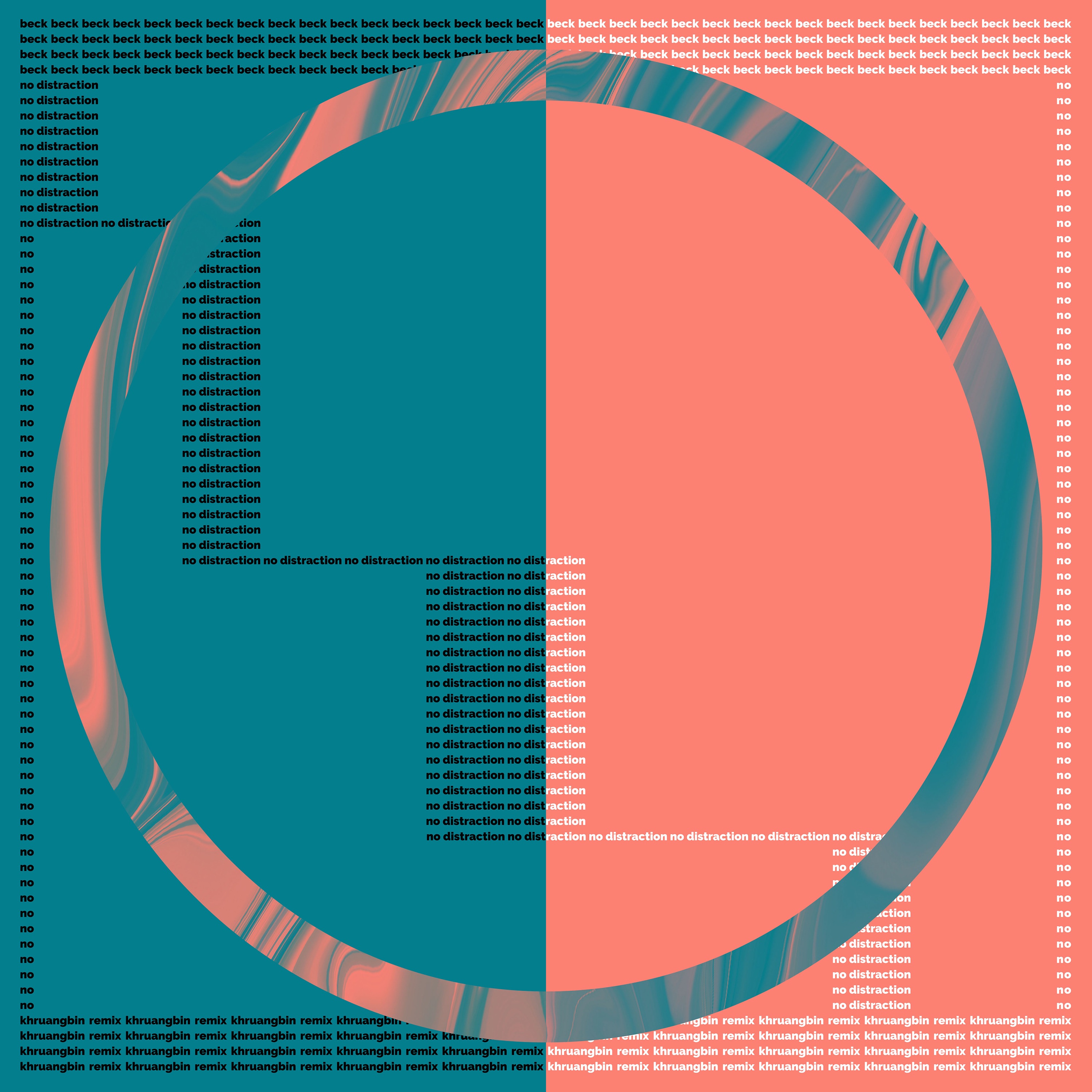 No Distraction (Khruangbin Remix) - Single album cover