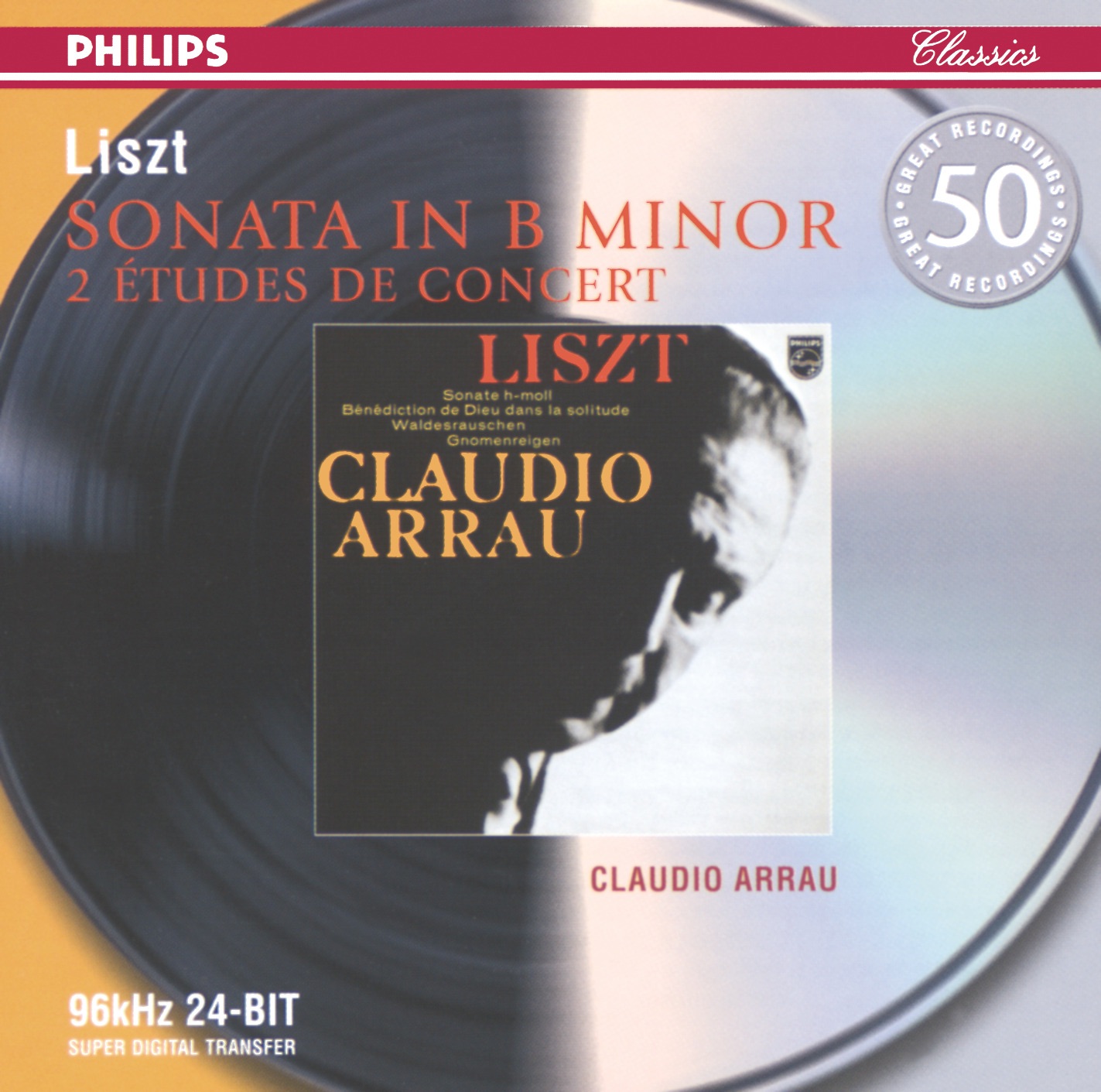 Liszt: Sonata in B Minor, 2 Études de Concert & Others album cover