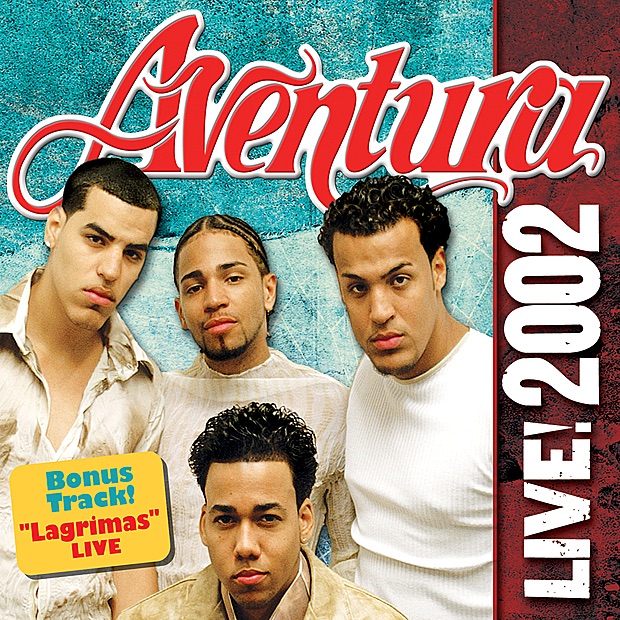 Aventura Live! 2002 album cover