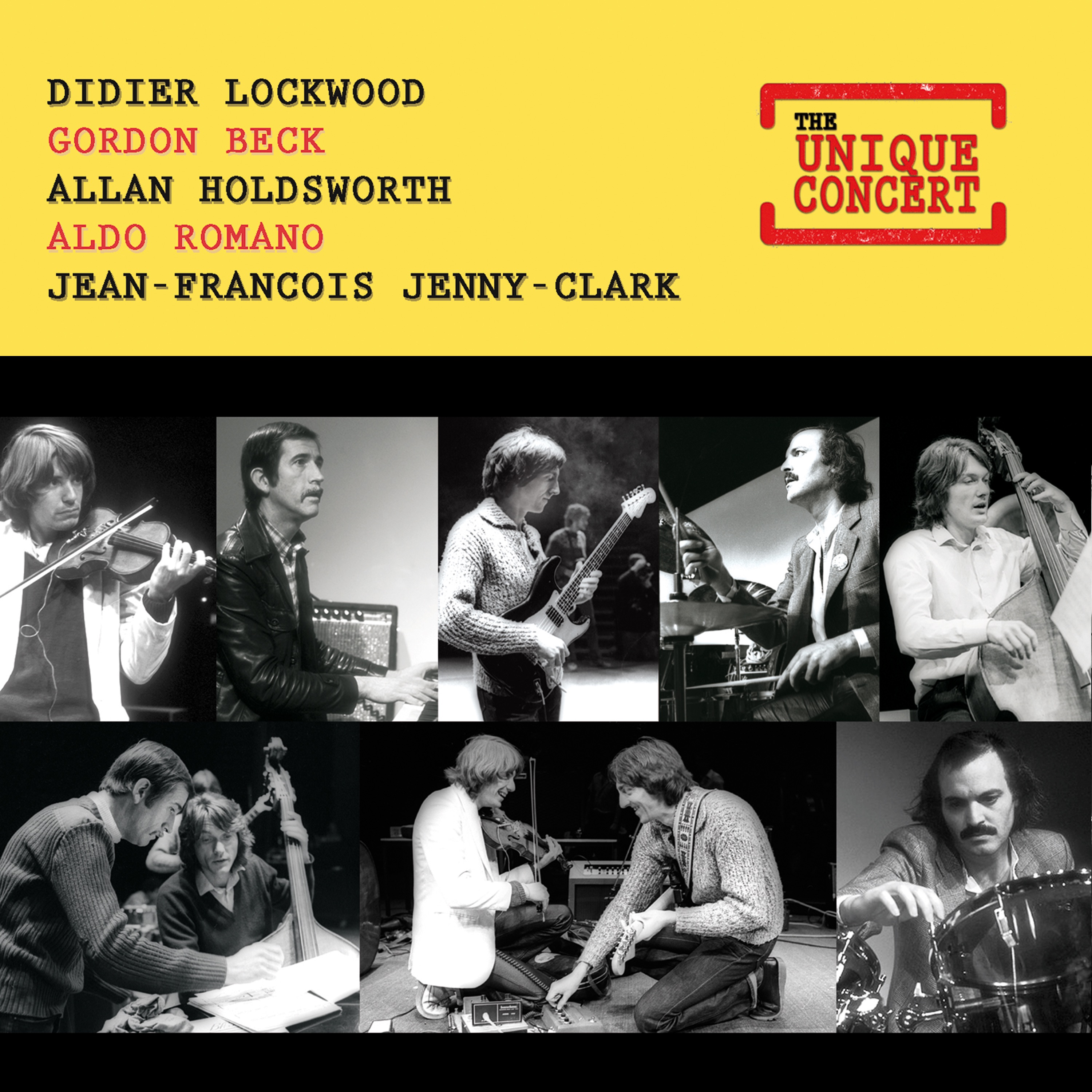 The Unique Concert (feat. Aldo Romano, Gordon Beck & Jean François Jenny-Clark) album cover