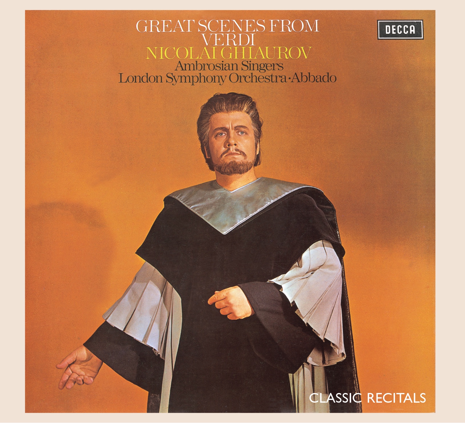 Nicolai Ghiaurov: Great Scenes from Verdi Operas album cover