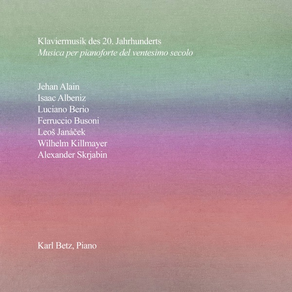 Piano Music of the 20th Century album cover