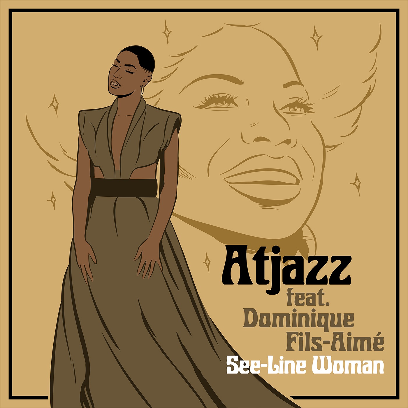 See - Line Woman (feat. Dominique Fils-Aimé) - EP album cover